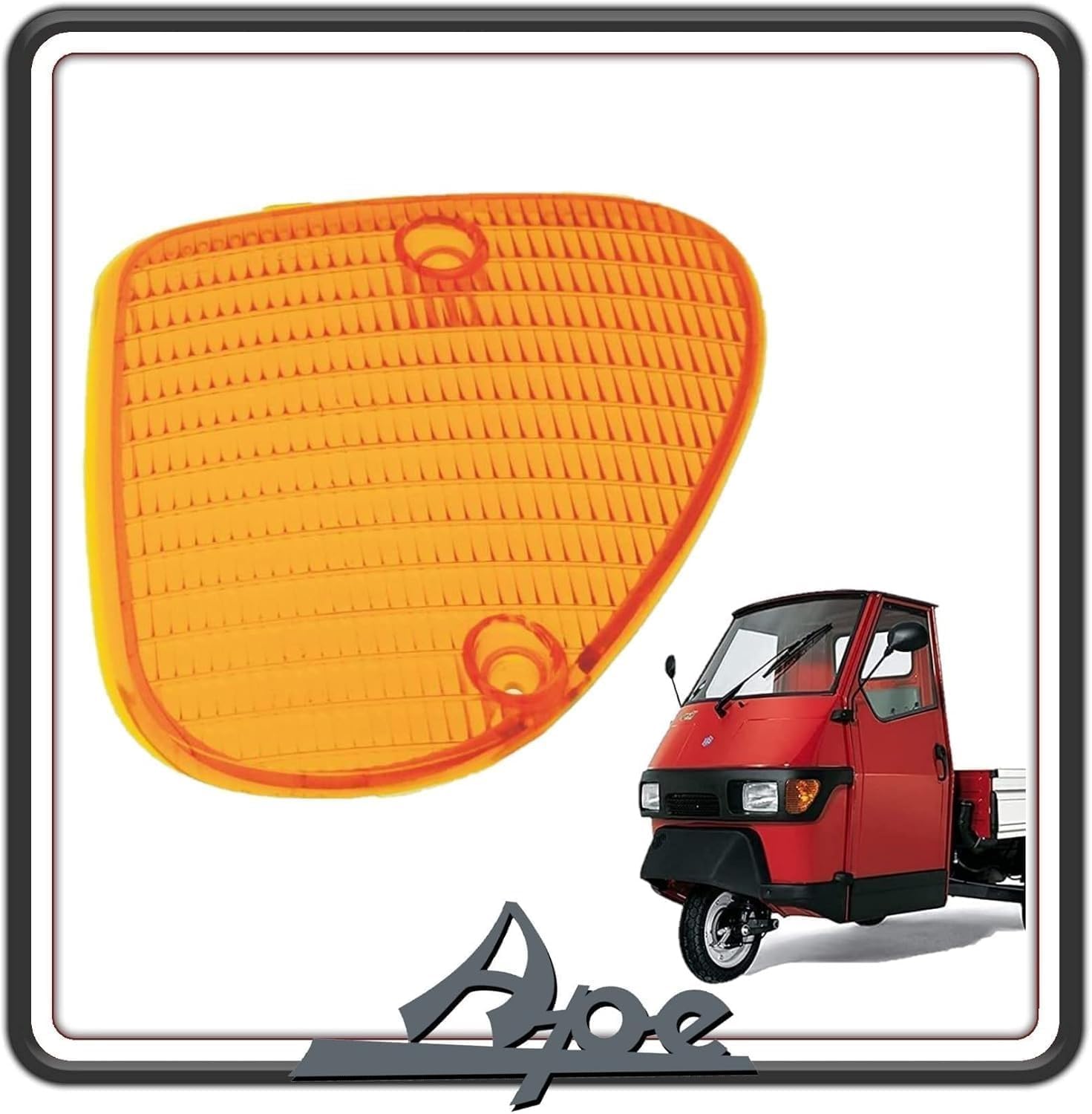 TRASPARENTE GEMMA PLASTICA VETRINO FRECCIA INDICATORE DI DIREZIONE ANTERIORE SINISTRA SX APE 50 ORIGINALE PIAGGIO 294145