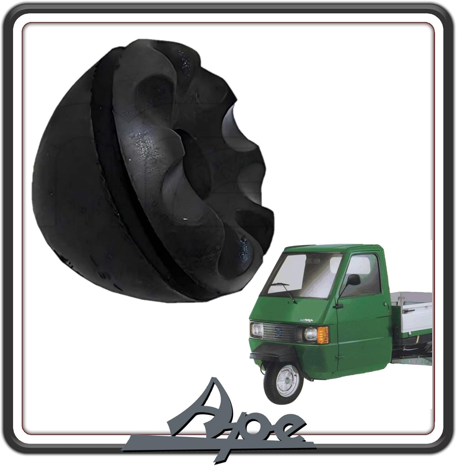 SUPPORTO MOTORE TAMPONE MOLLA A CAMPANA PER PIAGGIO APE TM 703 - PIAGGIO APE 602 BENZINA ORIGINALE PIAGGIO 187970