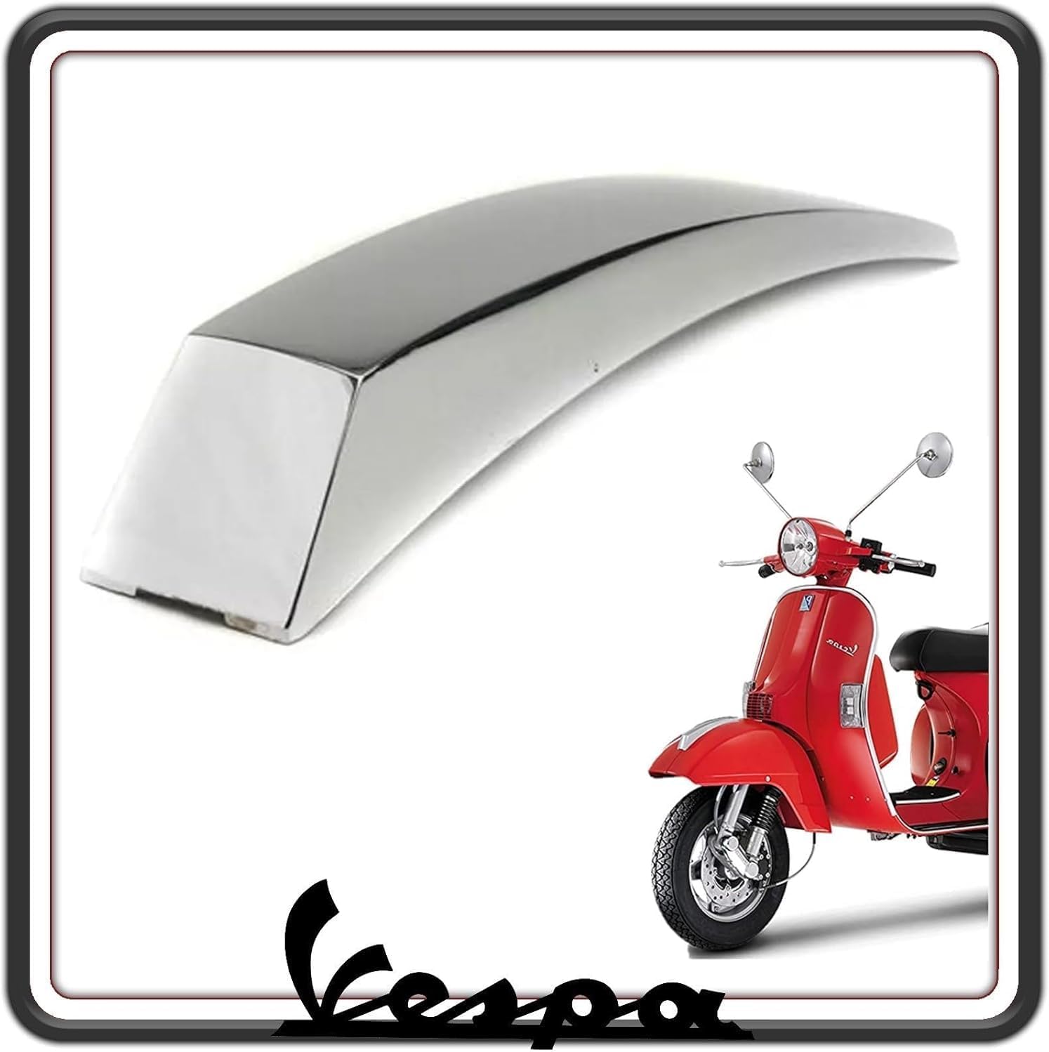 MODANATURA STRISCIA CROMATA CRESTA PARAFANGO ANTERIORE ORIGINALE PER PIAGGIO VESPA PX 125 - VESPA 150-200 TUTTI I MODELLI ORIGINALE PIAGGIO 564219