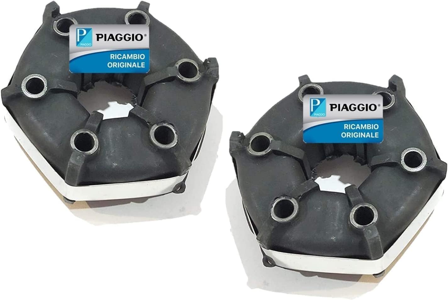KIT COPPIA DUE GIUNTO GIUNTI ELASTICO SEMIASSE PER PIAGGIO APE POKER - PIAGGIO APE CAR TUTTI I MODELLI - PIAGGIO APE MAX FORO DA 10 mm ORIGINALE PIAGGIO 226345