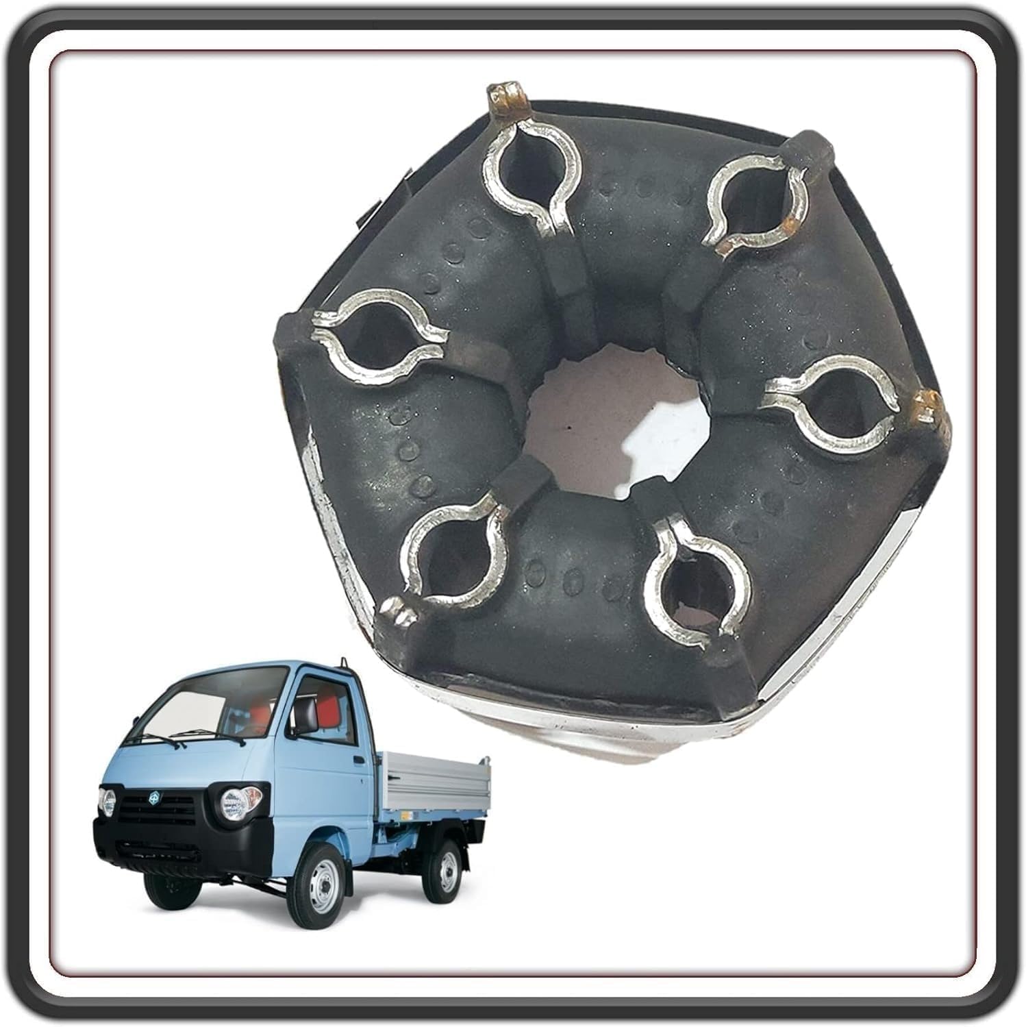 GIUNTO ELASTICO TRASMISSIONE RUOTA SEMIASSE PER PIAGGIO QUARGO - PIAGGIO APE POKER FORO 12 MM ORIGINALE PIAGGIO B073421