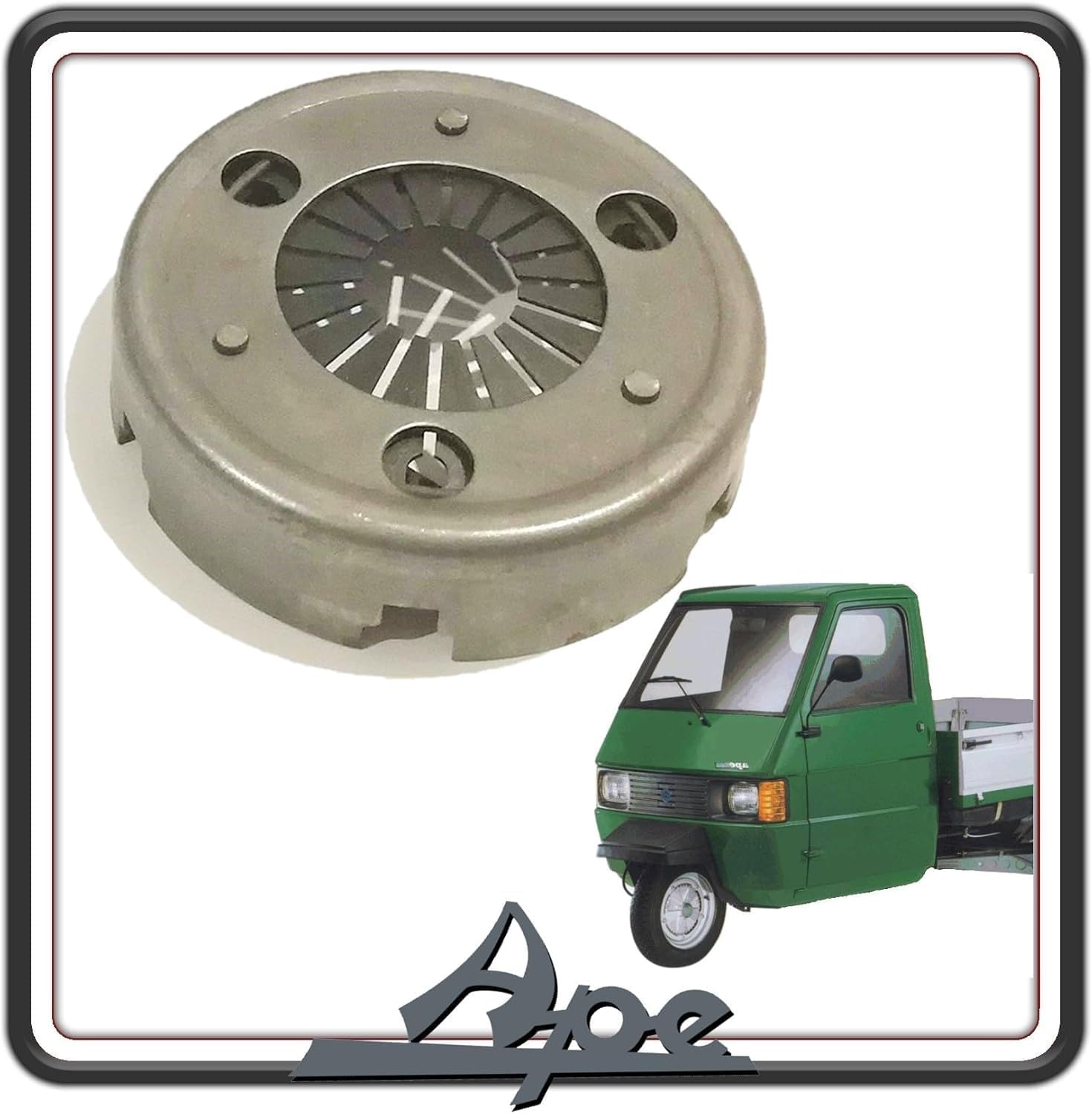 CAMPANA SCATOLA FRIZIONE ORIGINALE PER PIAGGIO APE TM 703 - APE 602 - APE 601 - APE CAR ORIGINALE PIAGGIO 1349965