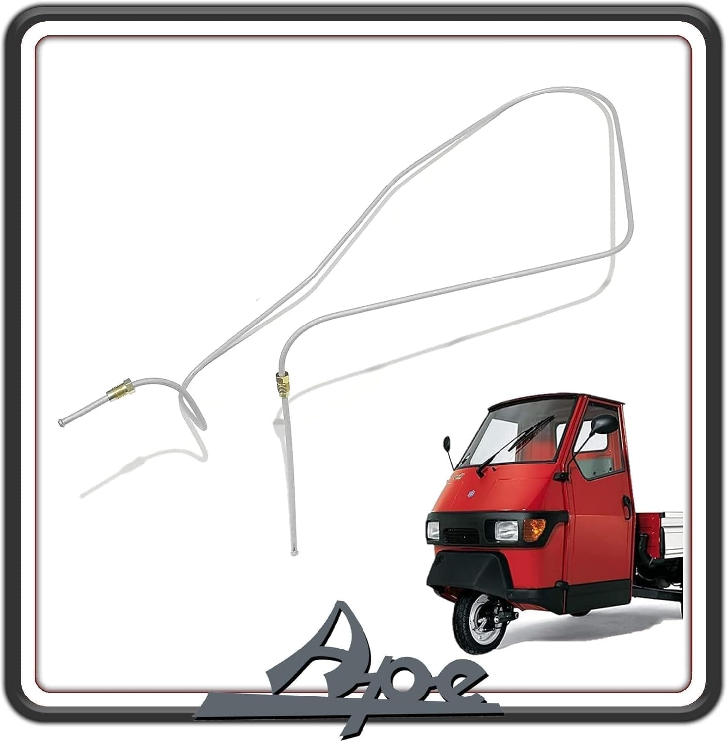 TUBO FRENO FRENI POSTERIORE CENTRALE PER PIAGGIO APE 50 ORIGINALE PIAGGIO 174523