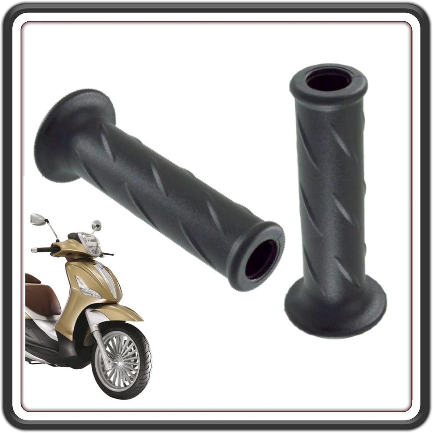 KIT COPPIA DUE MANOPOLA MANOPOLE COMPATIBILI CON BEVERLY 125 - BEVERLY 250 - BEVERLY 250 TOURER - BEVERLY 300 TOURER TUTTI I MODELLI