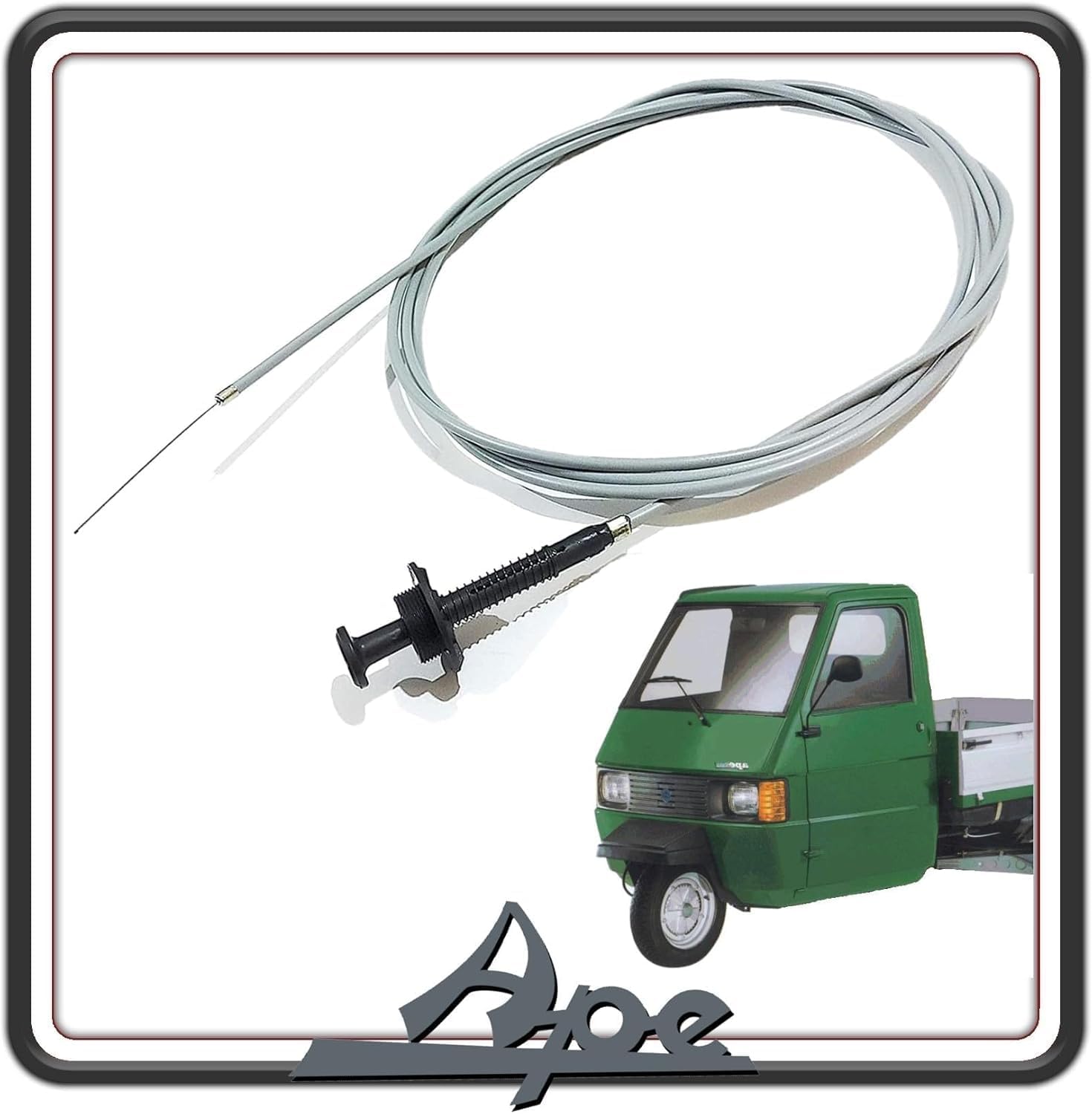 TRASMISSIONE FILO CAVO ARRESTO SPEGNIMENTO PER PIAGGIO APE 703 DIESEL ORIGINALE PIAGGIO 228703.