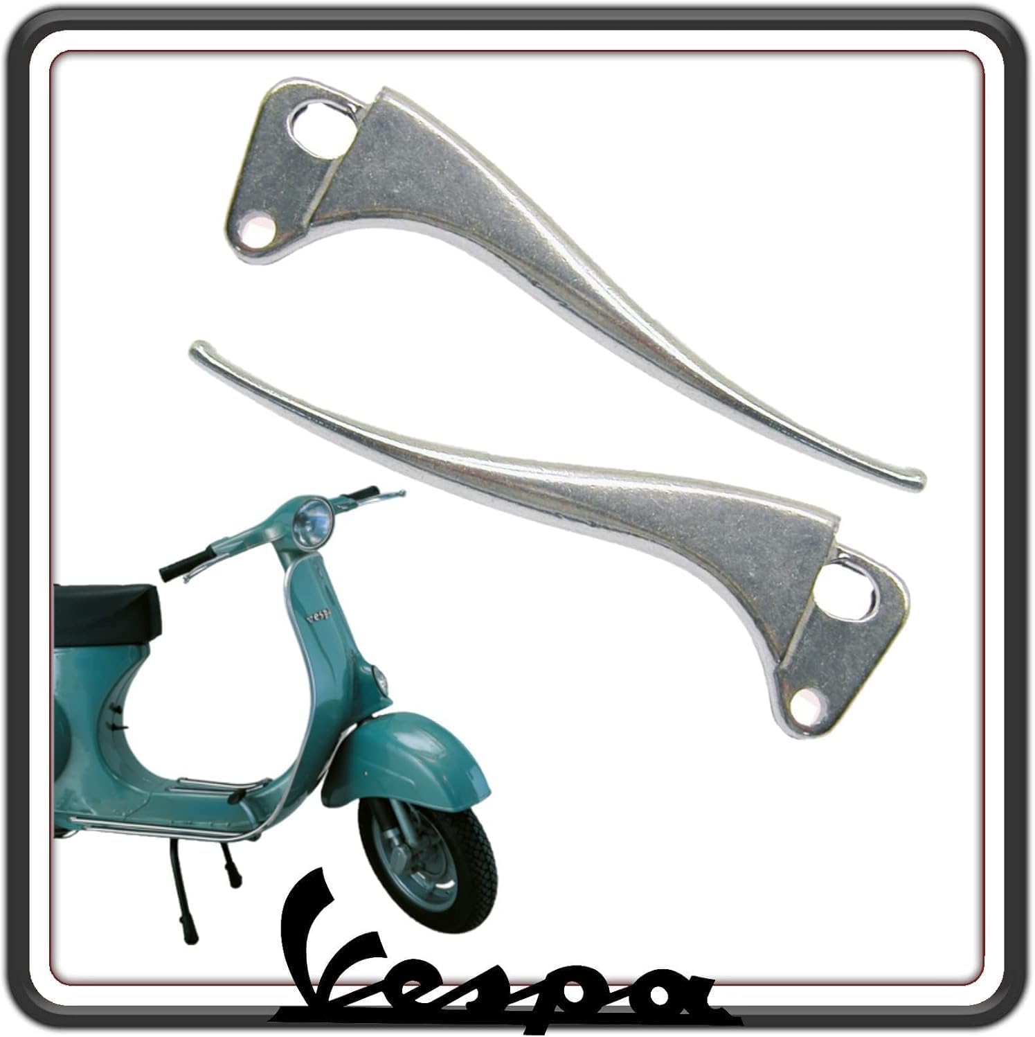 COPPIA LEVA LEVE FRENO E FRIZIONE COMPATIBILI VESPA 50 L - R - VESPA 125 PRIMAVERA FINO AL 1983