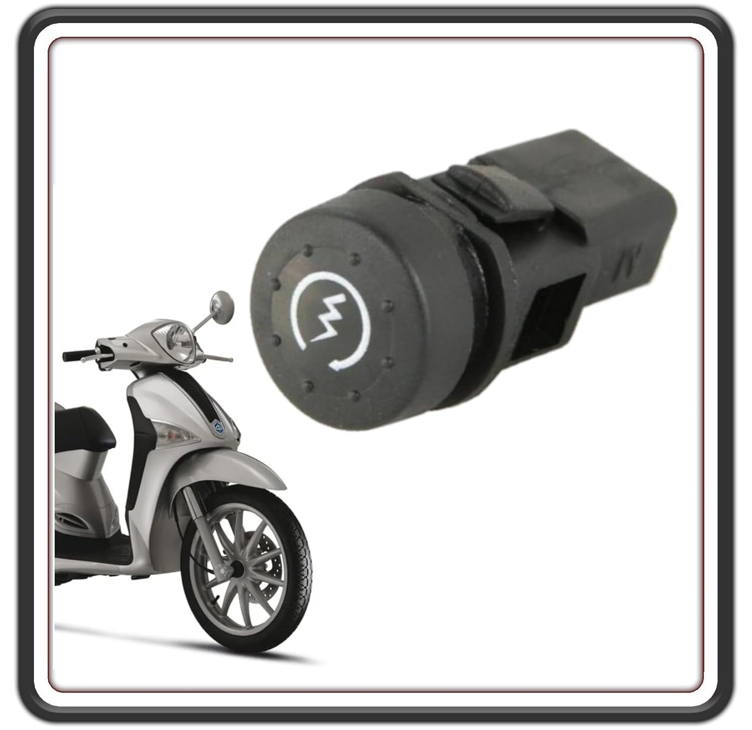 PULSANTE INTERRUTTORE AVVIAMENTO AVVIO PER PIAGGIO SCOOTER VARI MODELLI ORIGINALE PIAGGIO 58057R