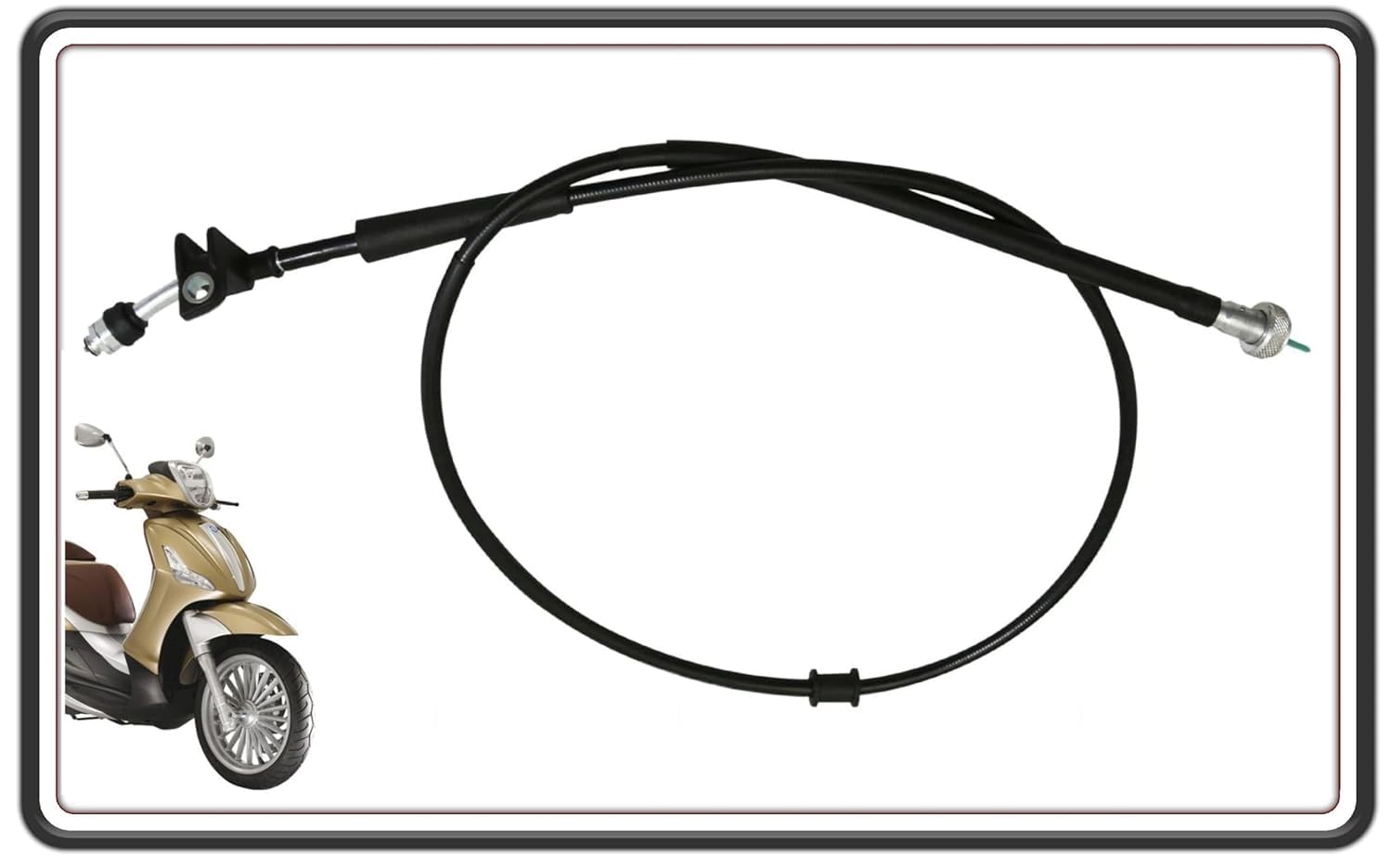 FILO CAVO TRASMISSIONE CONTACHILOMETRI CONTA KM CONTA CHILOMETRI PER PIAGGIO BEVERLY 250 TOURER - PIAGGIO BEVERLY 300 - PIAGGIO BEVERLY 300 TOURER ORIGINALE PIAGGIO 650339