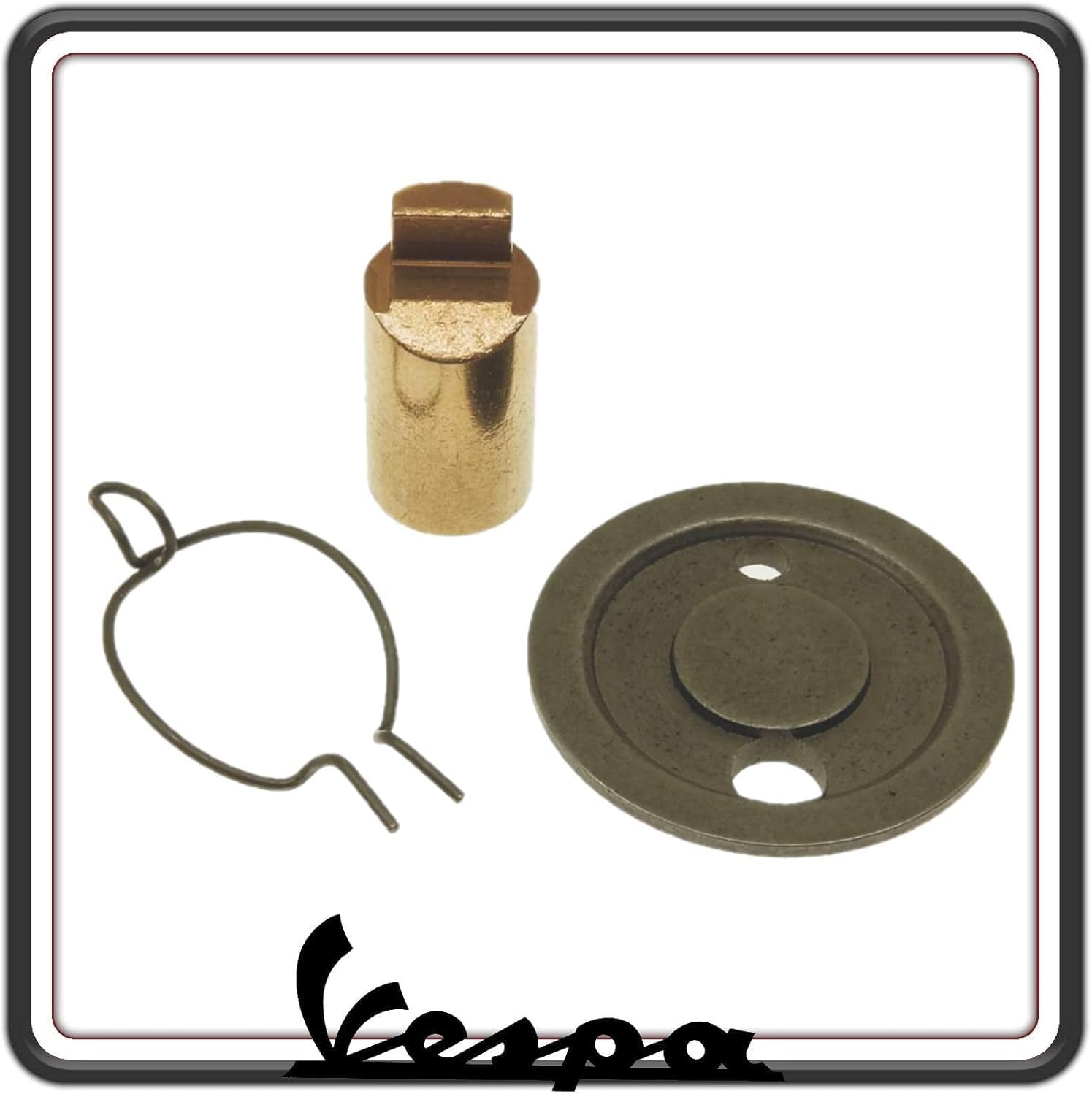 KIT PIATTELLO RALLINO E MOLLA FRIZIONE COMPATIBILE ADATTABILE PER PIAGGIO PER VESPA 50-50 SPECIAL