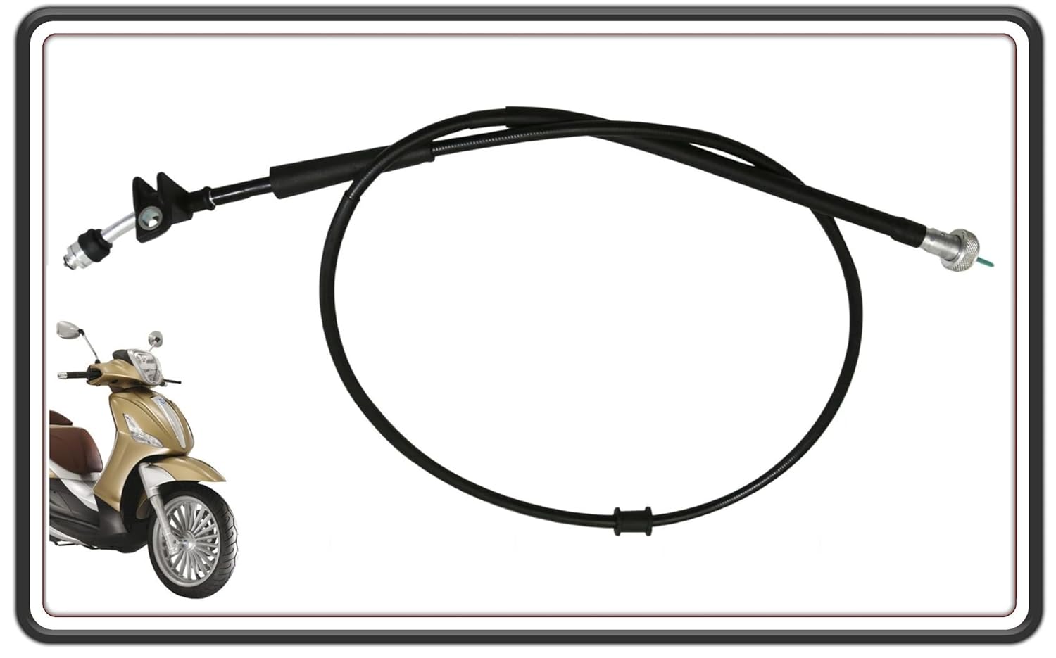 FILO CAVO TRASMISSIONE CONTA CHILOMETRI CONTA KM PER PIAGGIO BEVERLY 250 TOURER TUTTI I MODELLI - BEVERLY 300 TUTTI I MODELLI - BEVERLY 300 TOURER TUTTI I MODELLI ORIGINALE PIAGGIO 650339