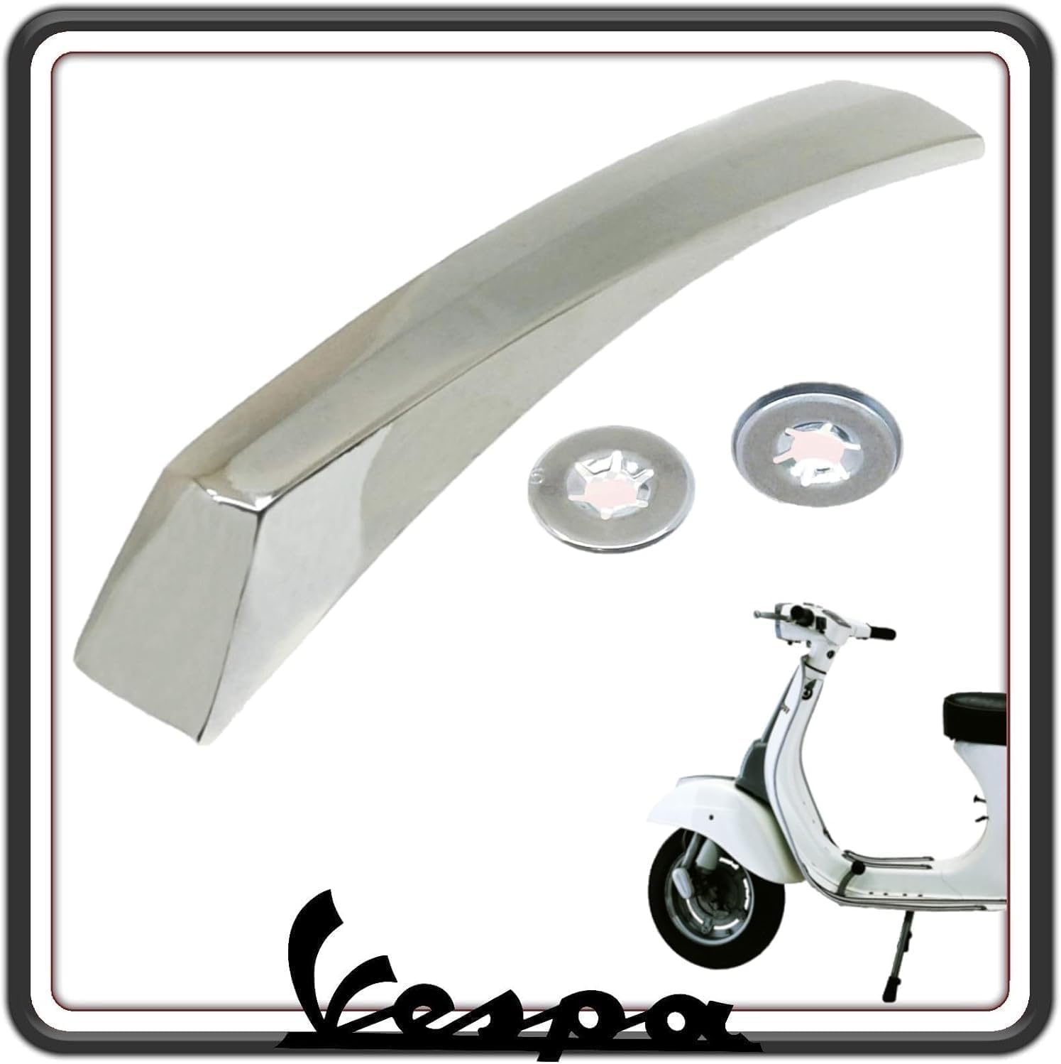 CRESTA MODANATURA PARAFANGO ANTERIORE PER VESPA 50 SPECIAL - VESPA 125 PRIMAVERA -VESPA 125 ET3.