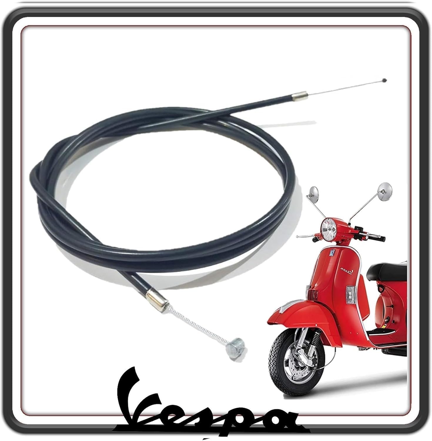 FILO CAVO TRASMISSIONE GAS ACCELERATORE PIAGGIO VESPA PX 125 - PX 150 - PX 200 - VESPA PX ARCOBALENO ORIGINALE PIAGGIO 667181