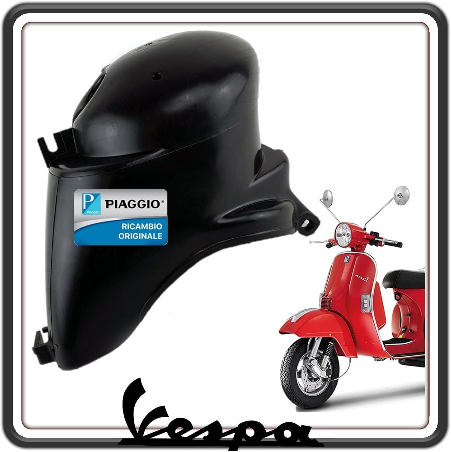 CUFFIA RAFFREDDAMENTO MOTORE TESTA CILINDRO PER PIAGGIO VESPA PX 125-150 - VESPA ARCOBALENO ORIGINALE PIAGGIO 843530