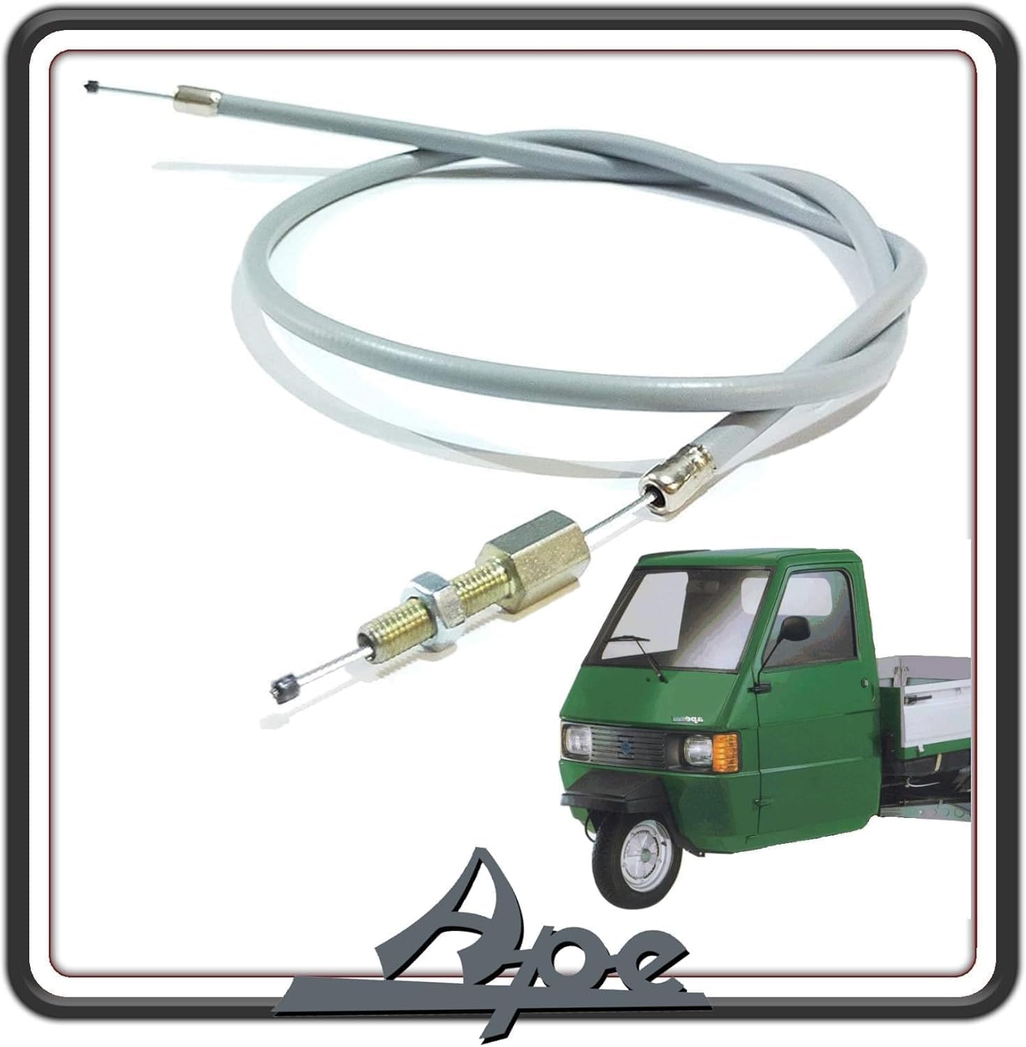 TRASMISSIONE CAVO FILO GAS ACCELERATORE CORTO PER PIAGGIO APE TM 703 - PIAGGIO APE 602 ORIGINALE PIAGGIO 224979