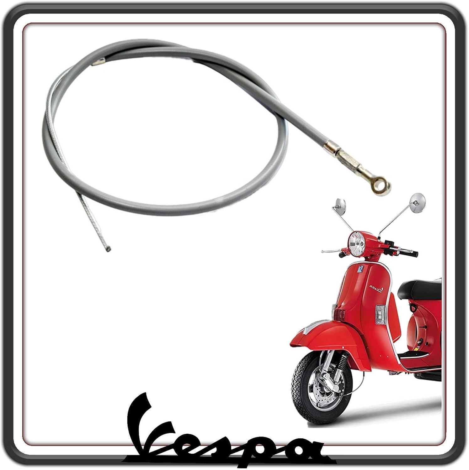 TRASMISSIONE FILO - CAVO FRENO POSTERIORE VESPA PX - ARCOBALENO ORIGINALE PIAGGIO 191804