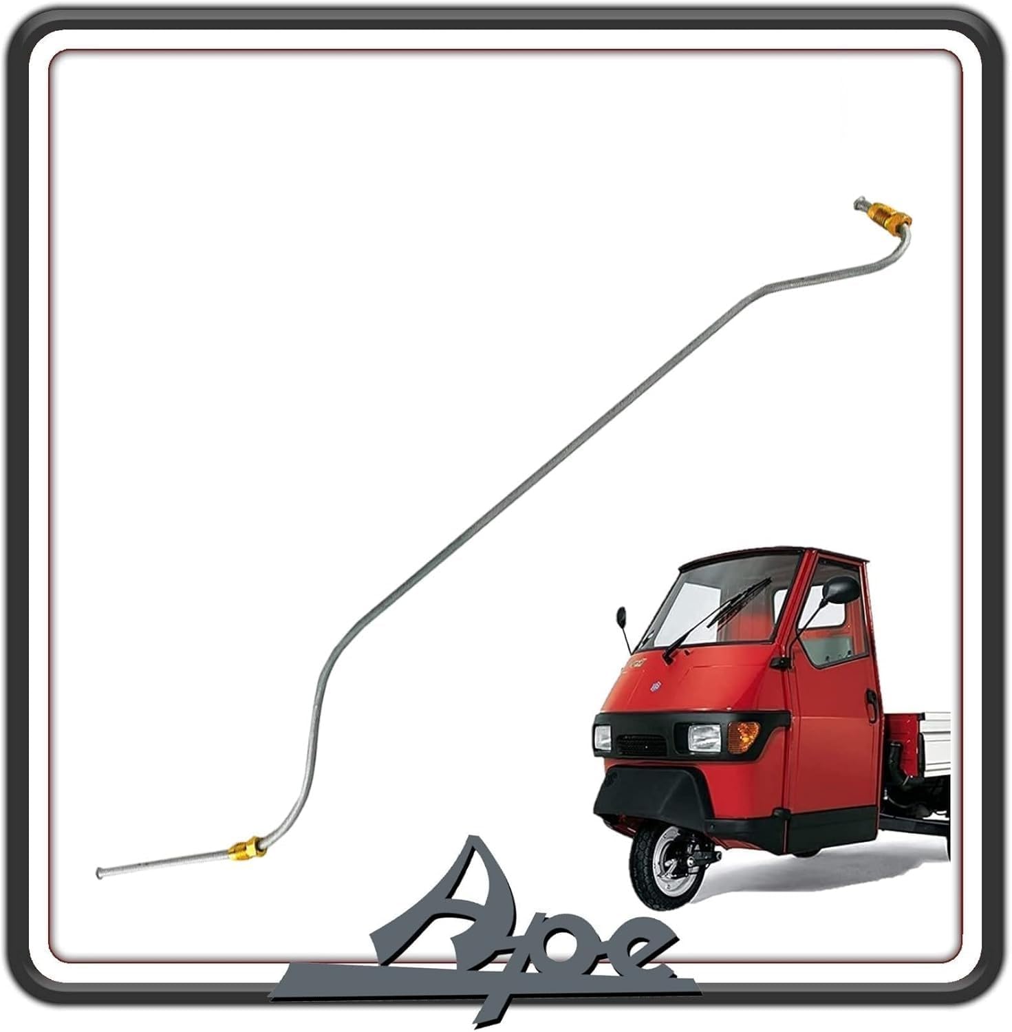 TUBO TUBAZIONE FRENO FRENI LATO SINISTRO PER PIAGGIO APE 50 FINO AL 2017 ORIGINALE PIAGGIO 174525