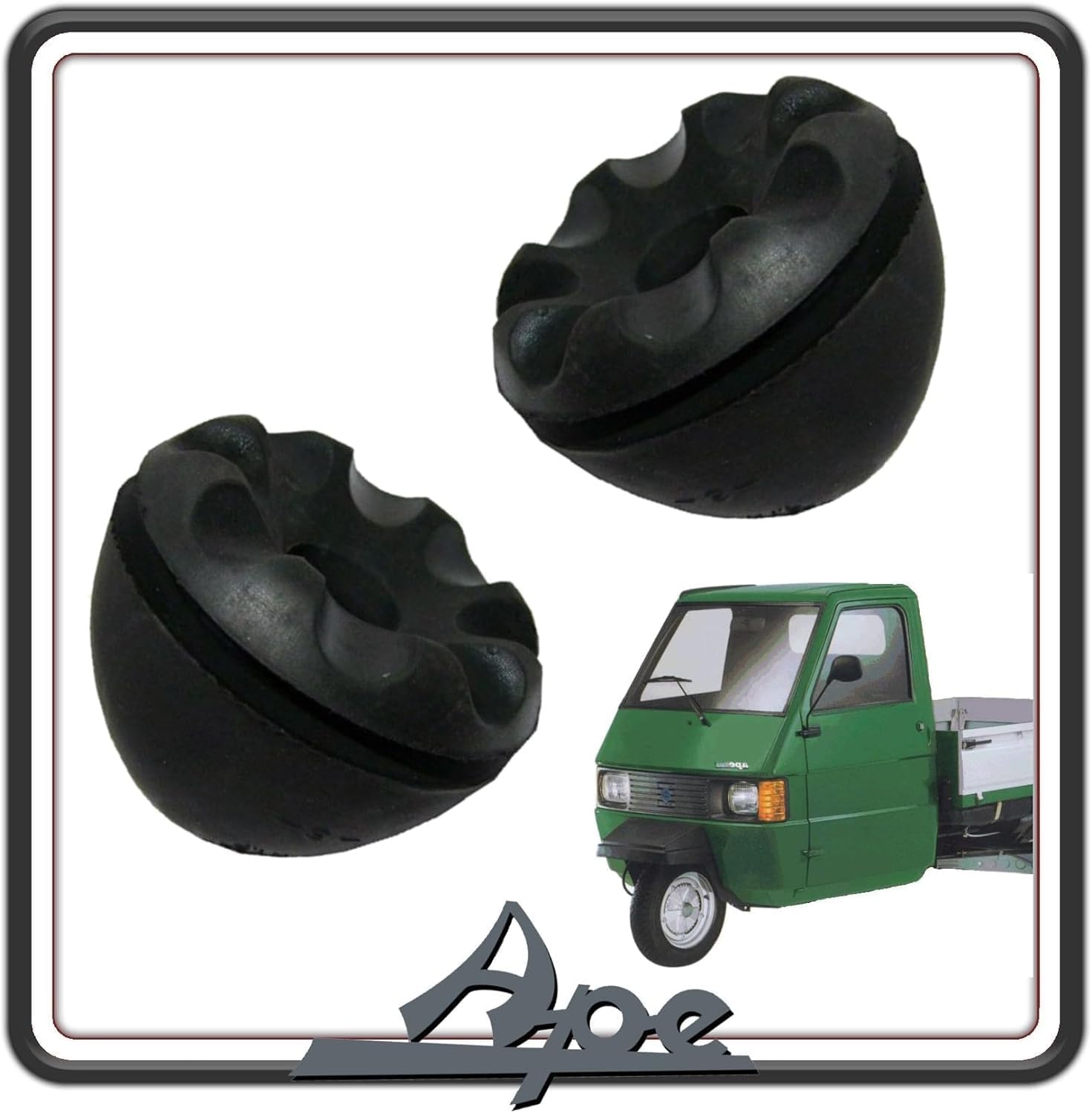 KIT 2 MOLLA MOLLE A CAMPANA SUPPORTO MOTORE PER PIAGGIO APE TM 703 - APE 602 BENZINA ORIGINALE PIAGGIO 187970