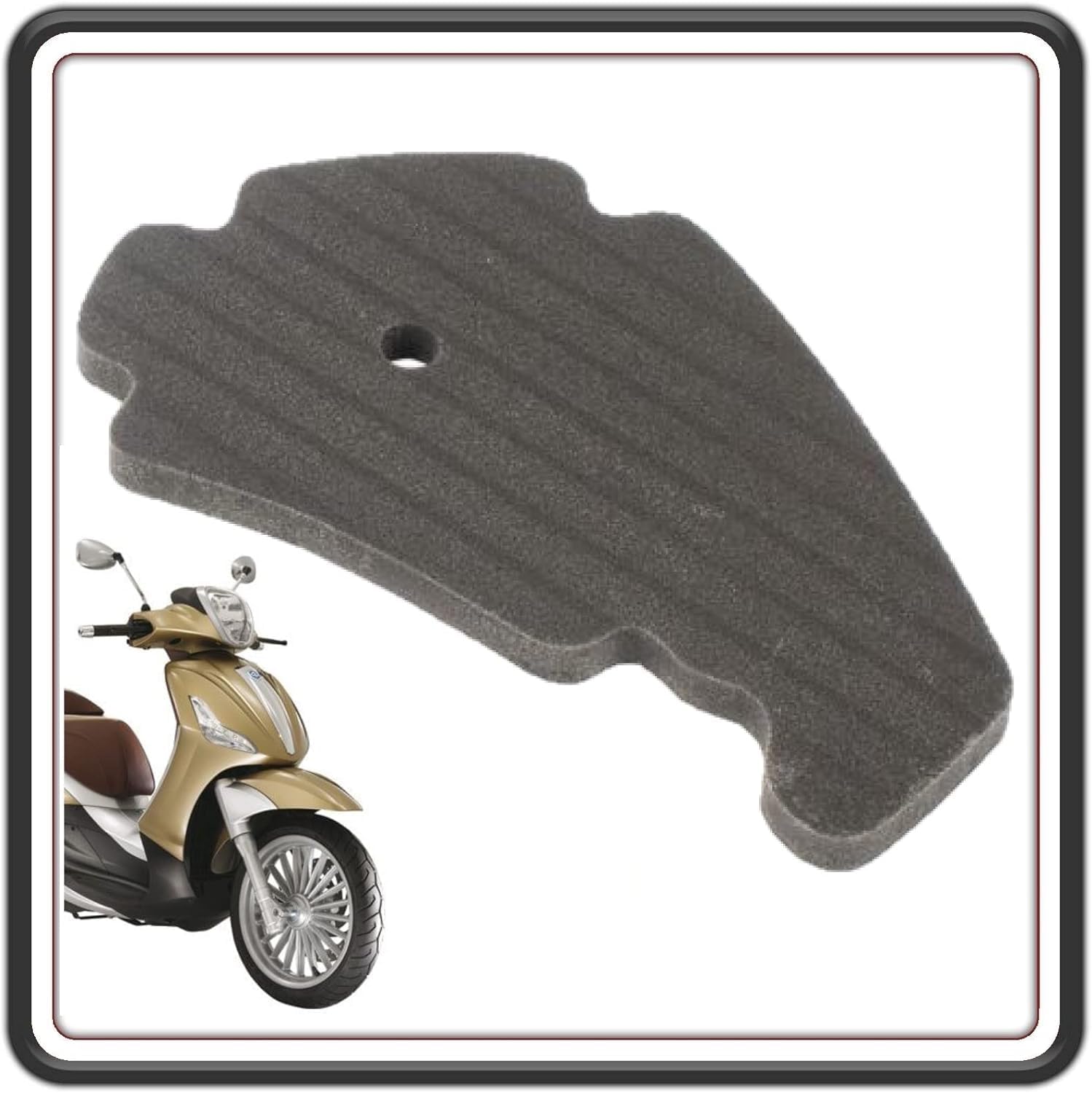 FILTRO ARIA PER PIAGGIO BEVERLY 125 - BEVERLY 150 - BEVERLY 200 - BEVERLY 250 - BEVERLY 300 - BEVERLY 400-500 ORIGINALE PIAGGIO 829258