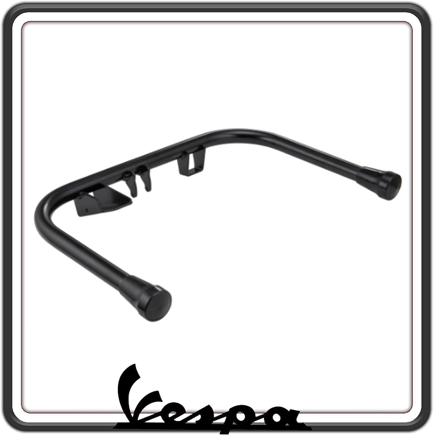 CAVALLETTO CENTRALE COLORE NERO COMPLETO COMPATIBILE PER PIAGGIO VESPA PX 125 150 200 - VESPA ARCOBALENO TUTTI I MODELLI