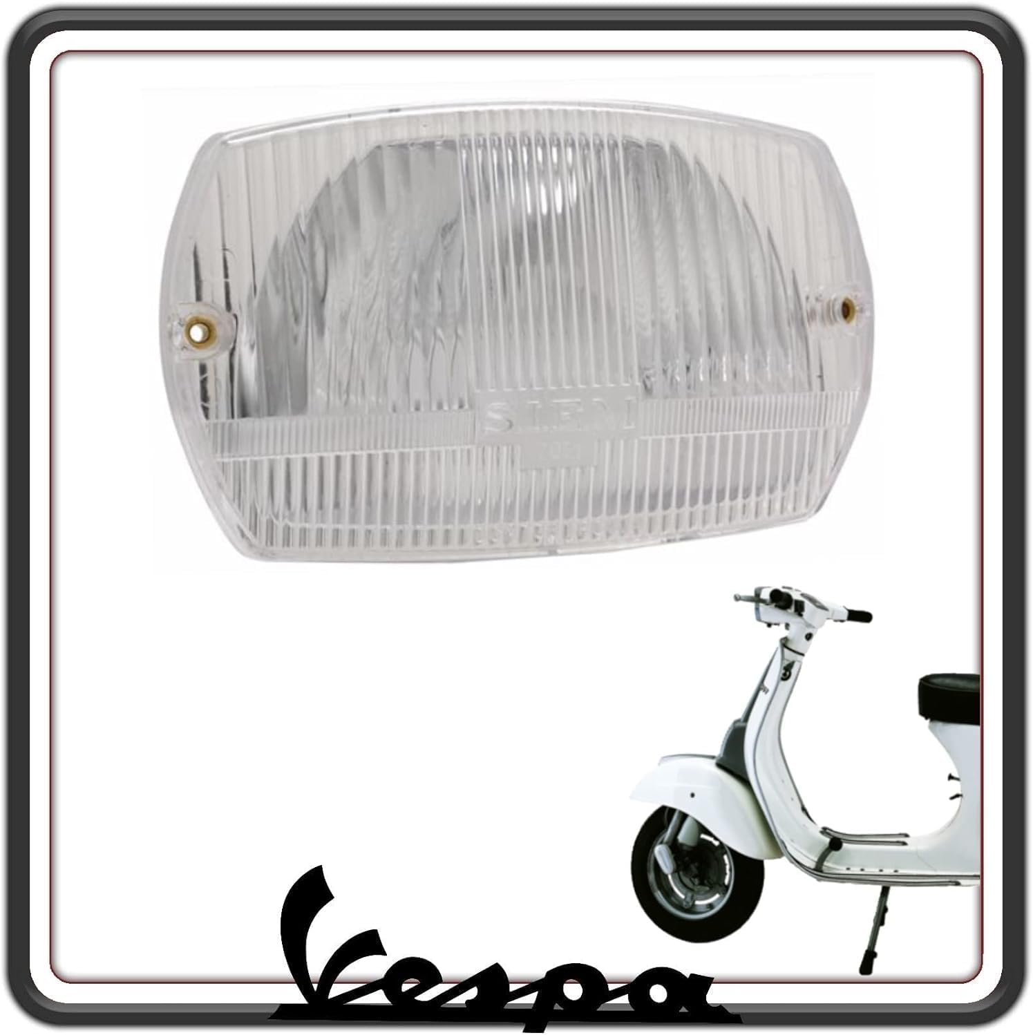 FANALE FARO GRUPPO OTTICO ANTERIORE COMPATIBILE PER PIAGGIO VESPA 50 SPECIAL - VESPA 50 SPECIAL ELESTART