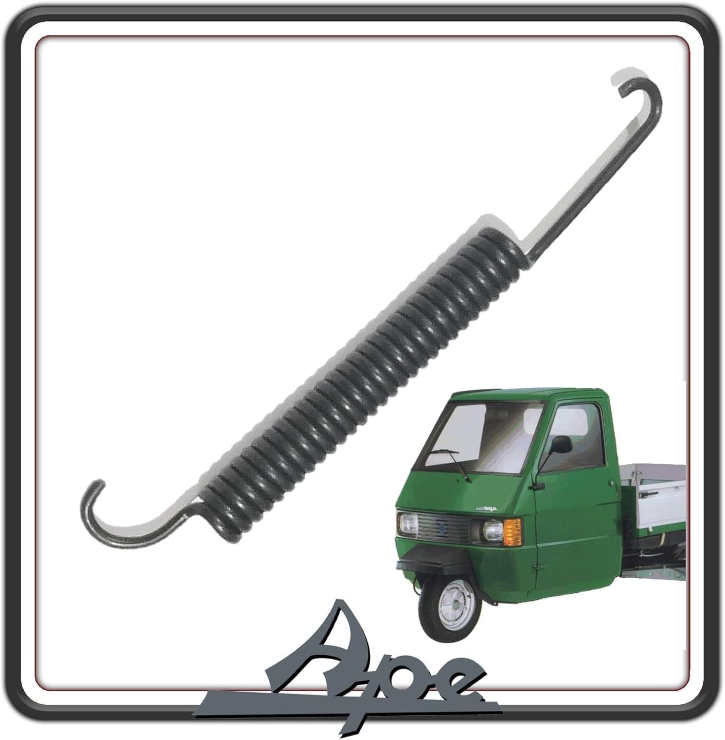 MOLLA GANASCE CEPPI FRENO PER PIAGGIO APE 703 - APE 601 - APE 602 - APE CALESSINO - APE CLASSIC - PIAGGIO QUARGO DIESEL ORIGINALE PIAGGIO 245038