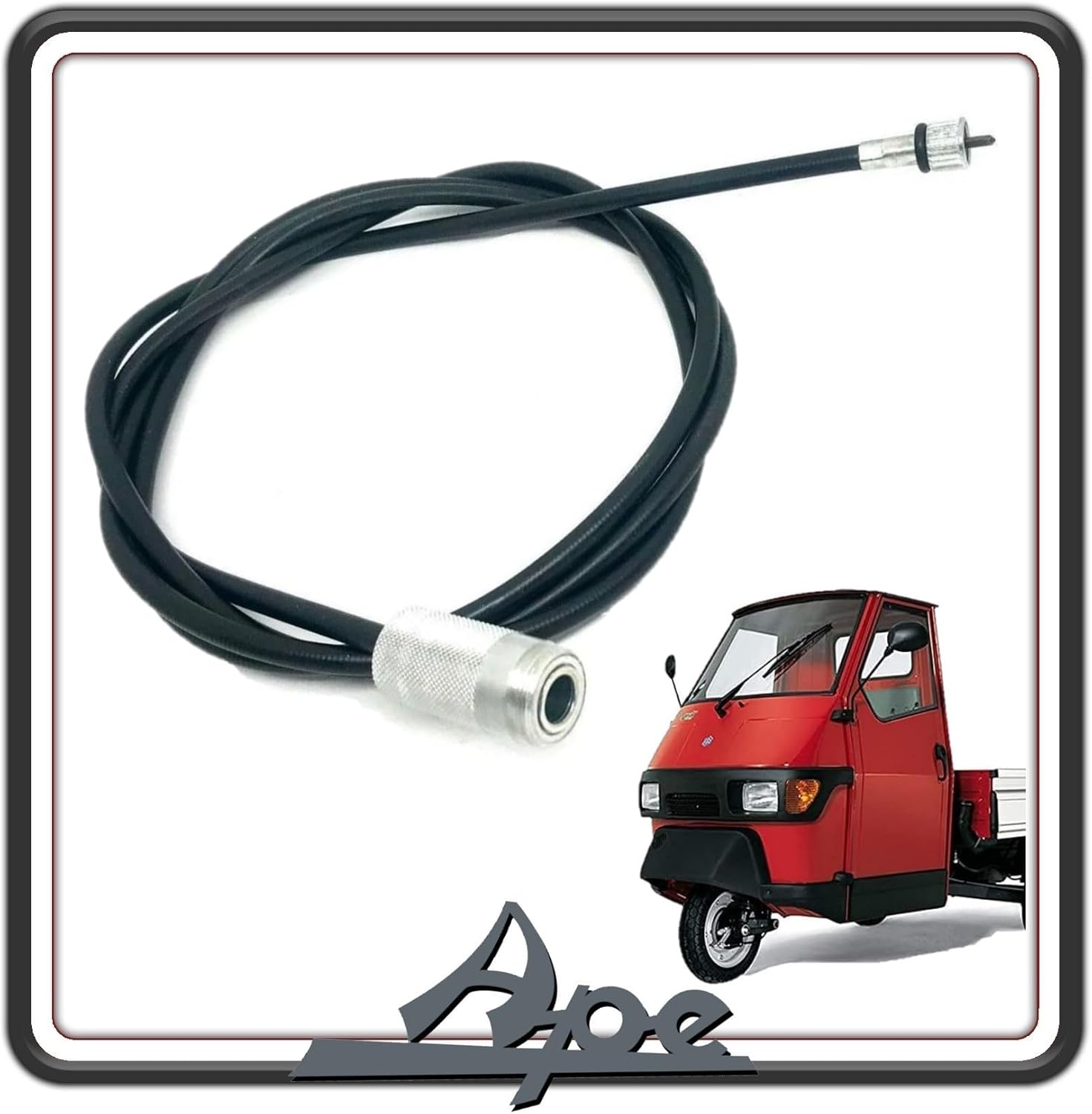 CAVO FILO TRASMISSIONE CONTA KM CONTACHILOMETRI CONTA CHILOMETRI COMPATIBILE PER PIAGGIO APE 50 TUTTE LE VERSIONI