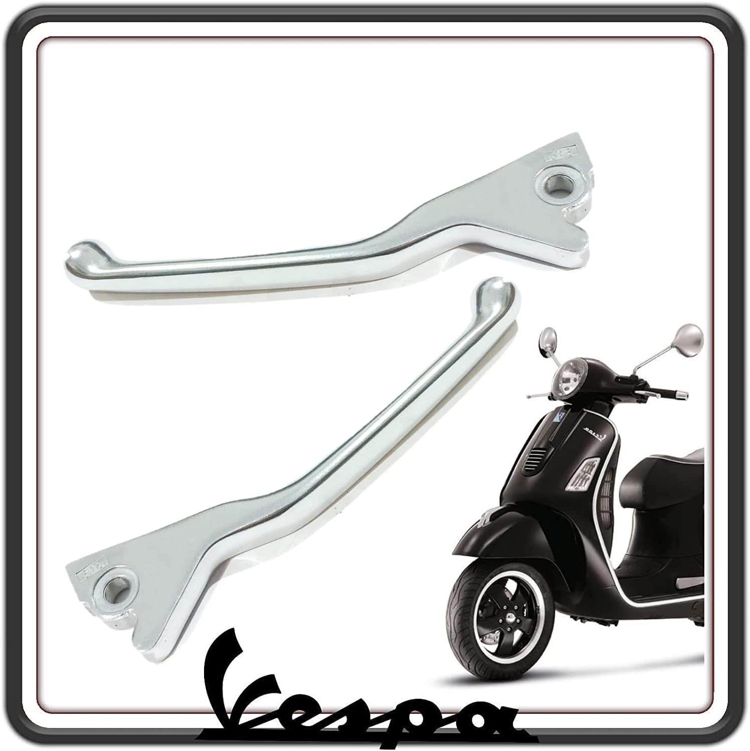 KIT DUE LEVA LEVE FRENO PER PIAGGIO NRG DAL 2004 AL 2018 - VESPA GTS 125 FINO AL 2018 - GTS 250 FINO AL 2014 - VESPA GTS 300 DAL 2008 AL 2018 - PIAGGIO LIBERTY 200 – VESPA GRANTURISMO 125 – 200 ORIGINALE PIAGGIO 497042 X2