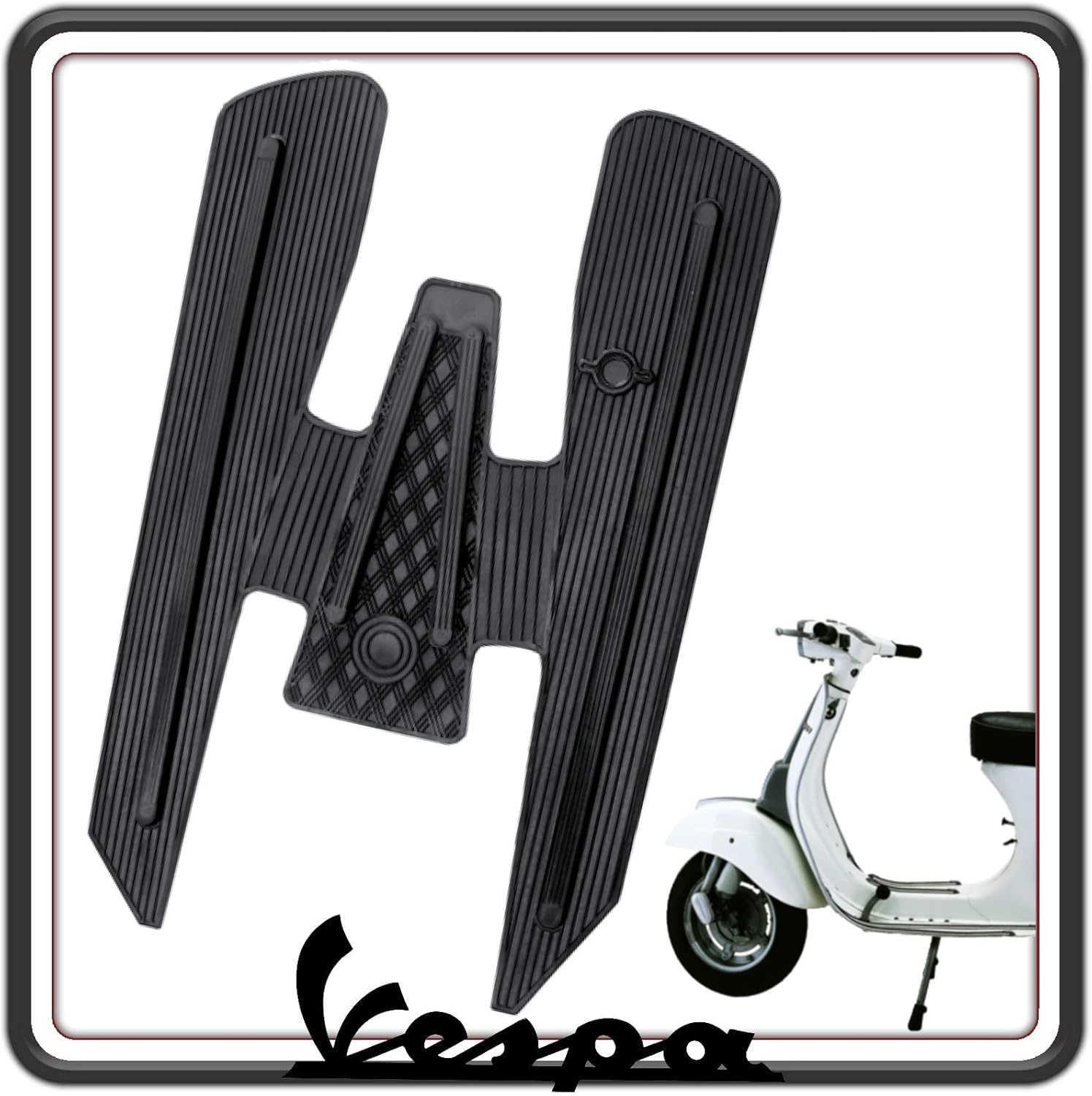 TAPPETO TAPPETINO PEDANA CENTRALE PER VESPA 50 SPECIAL - 50 R - L - N - VESPA ET3 - VESPA 125 PRIMAVERA.