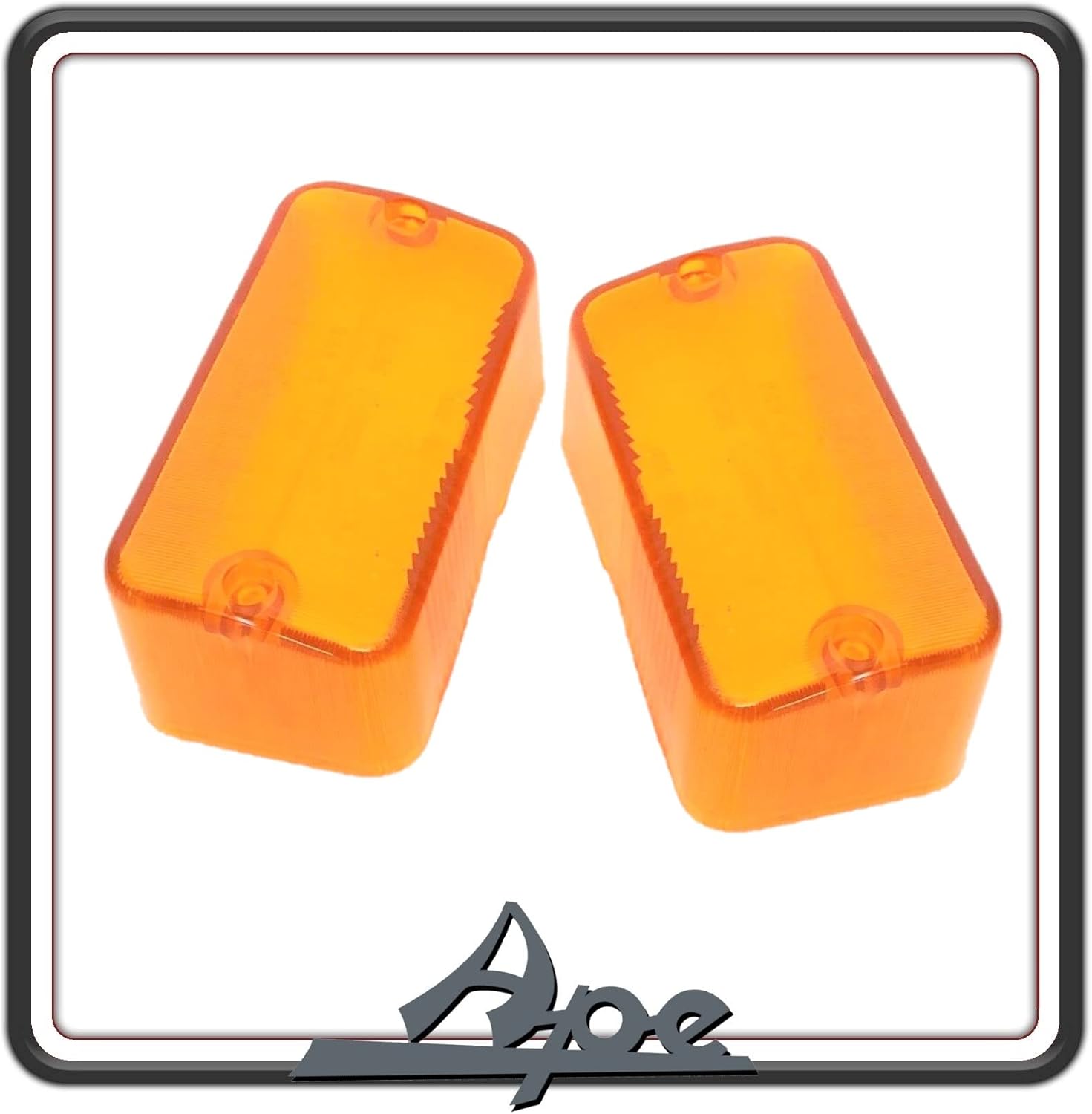 KIT COPPIA DUE GEMMA GEMME PLASTICA VETRINO FRECCIA ANTERIORE DESTRA E SINISTRA COMPATIBILE CON PIAGGIO APE 50 TL1T - TL2T - TL3T