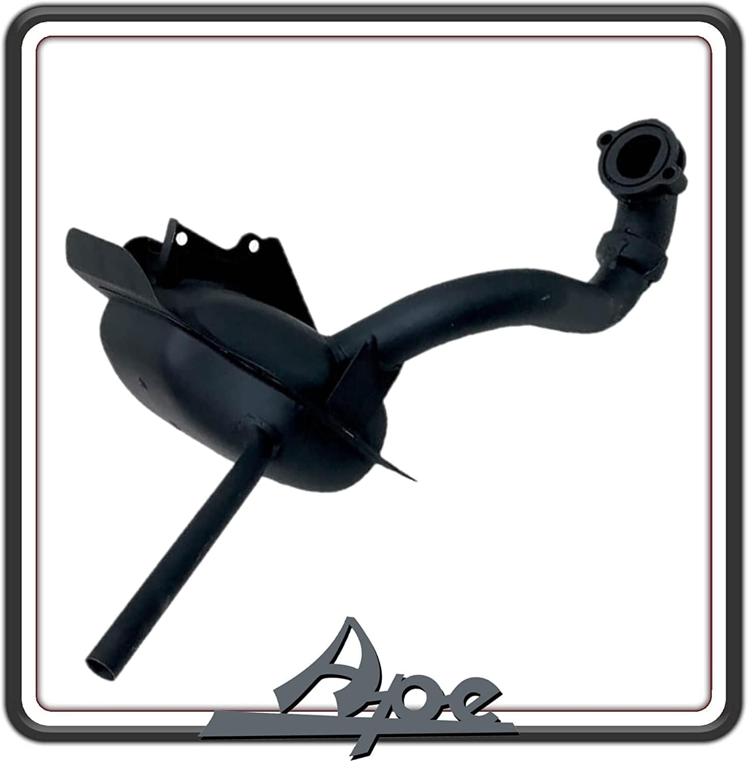 MARMITTA TERMINALE SCARICO COMPLETO COMPATIBILE PER PIAGGIO APE 703 TUTTI I MODELLI - PIAGGIO APE 602