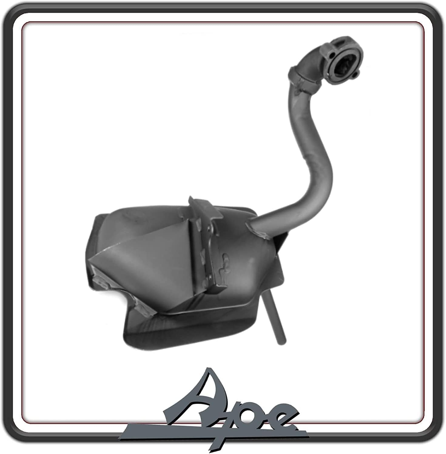 MARMITTA TERMINALE SCARICO COMPLETO COMPATIBILE PER PIAGGIO APE 703 TUTTI I MODELLI - PIAGGIO APE 602