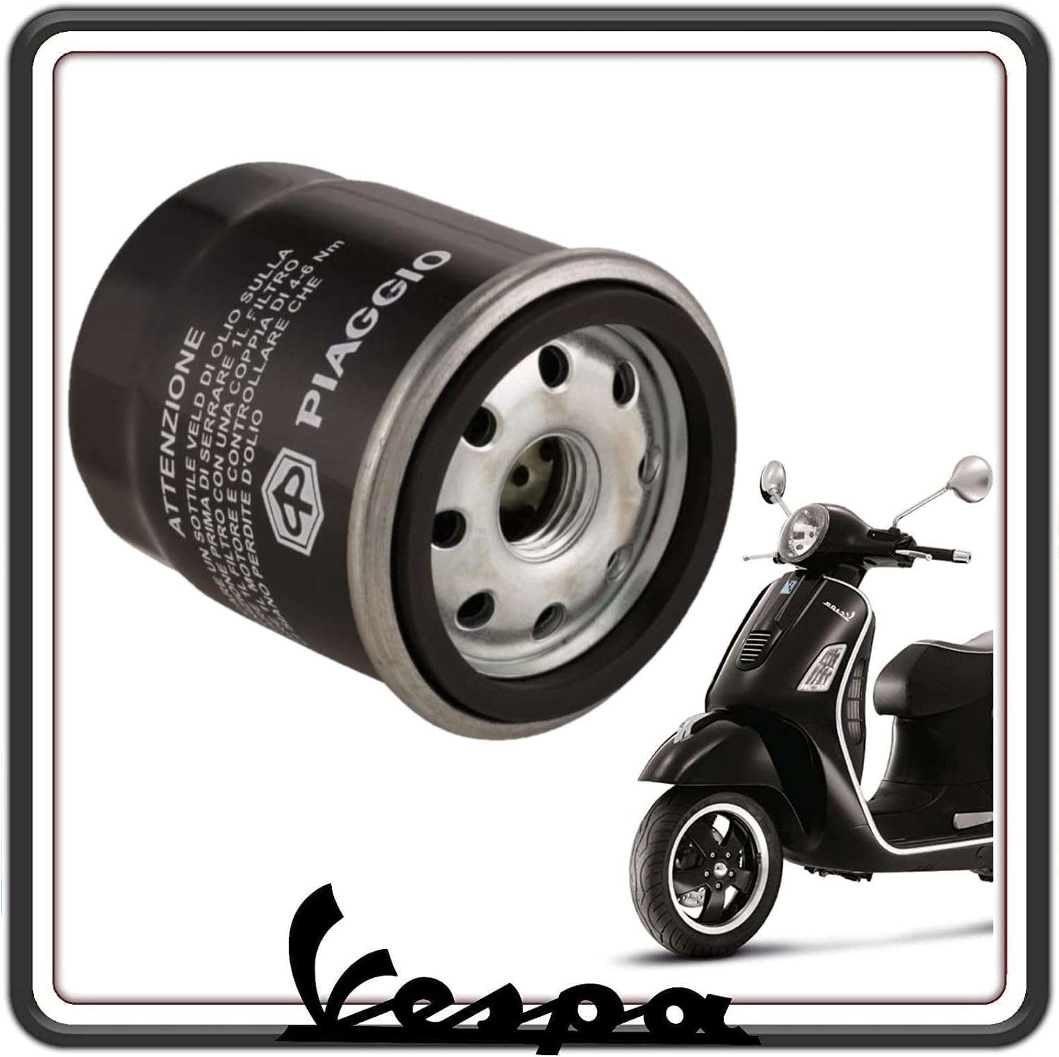 FILTRO CARTUCCIA OLIO PER PIAGGIO VESPA GTS 125 - GTS 250 - VESPA GTS 300-300 SUPER ORIGINALE PIAGGIO 82635R / 1A022356