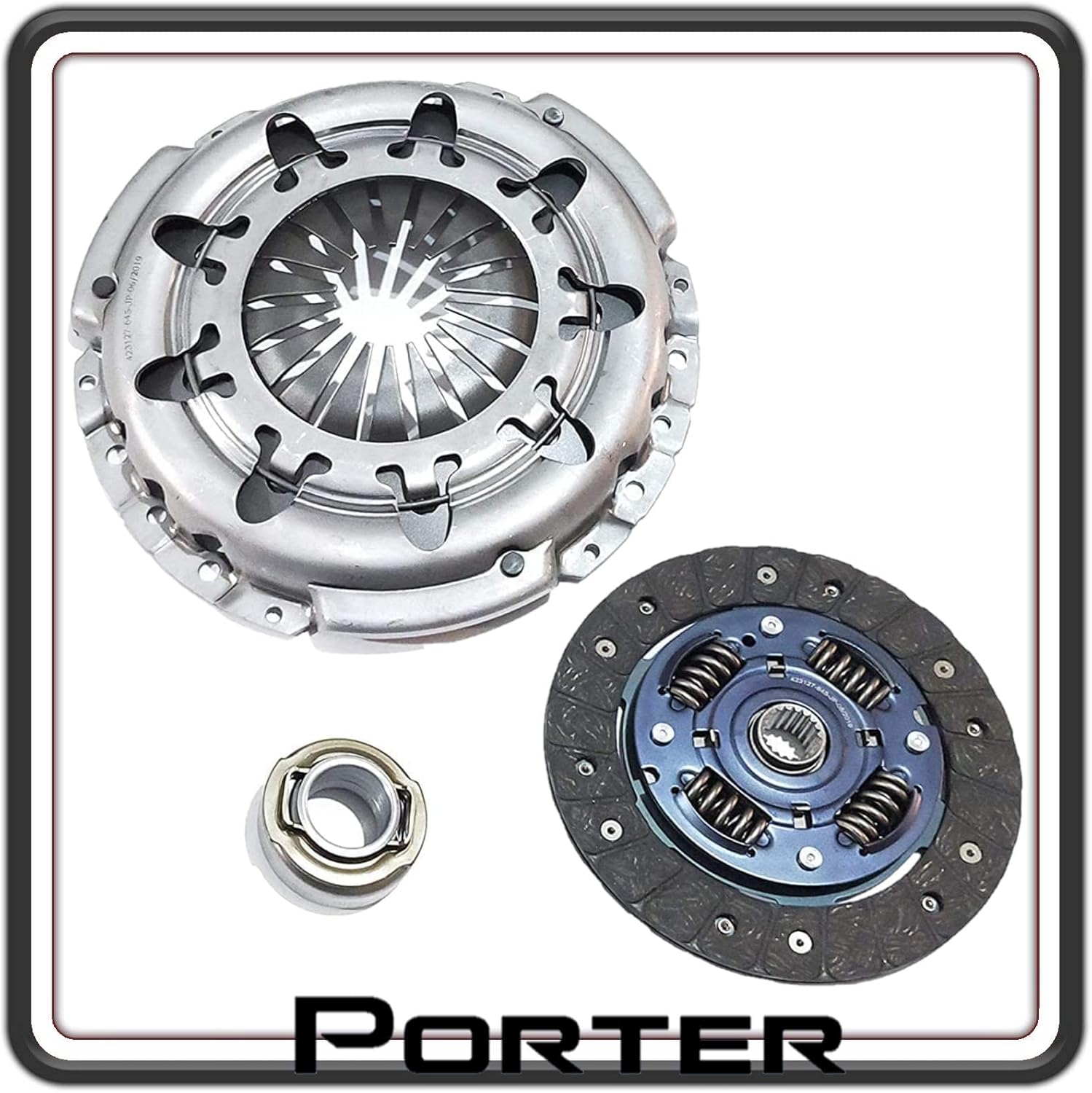 KIT FRIZIONE COMPLETO 3 PEZZI COMPATIBILE CON PIAGGIO PORTER 1200 1400 DIESEL (LDW -1404/P - LDW -1204/P) FINO AL 2005
