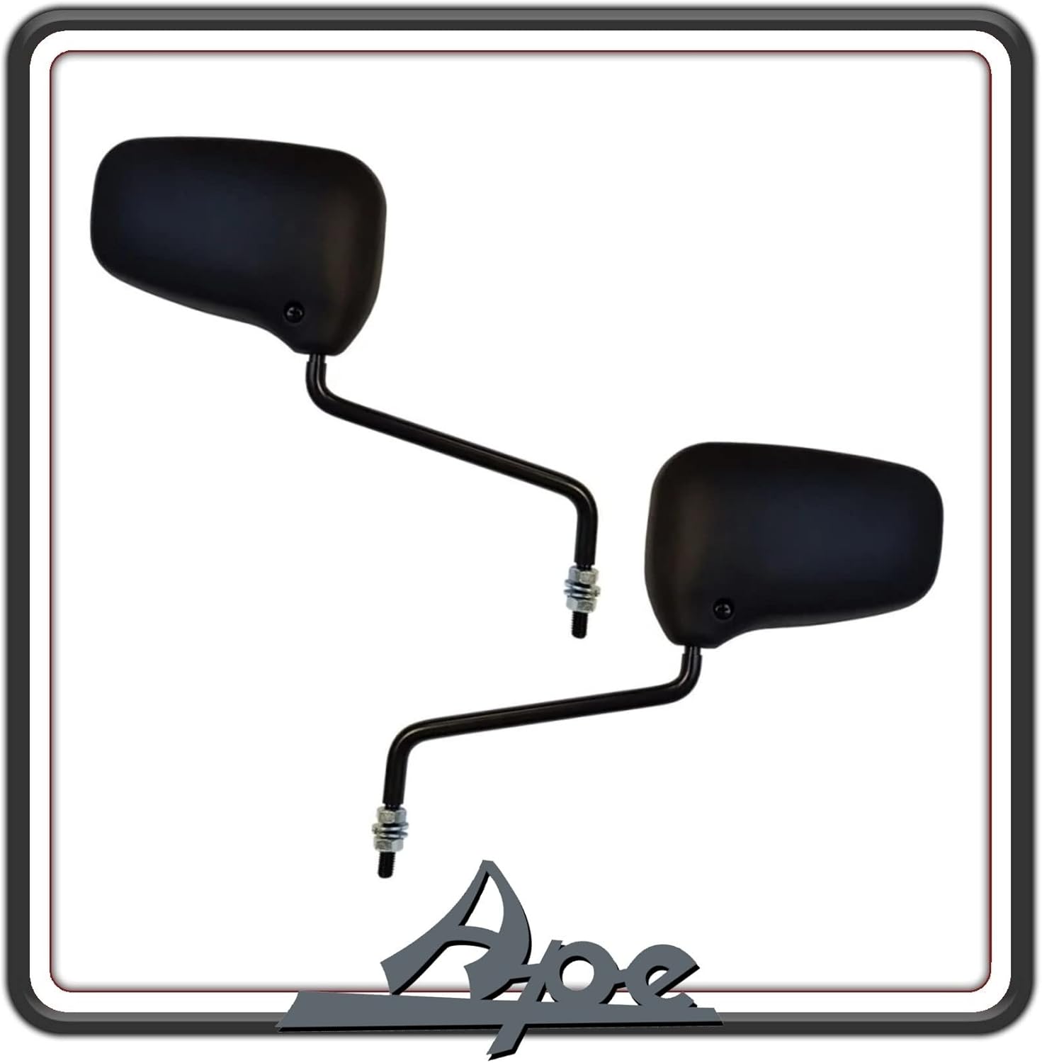 KIT DUE SPECCHIO SPECCHI SPECCHIETTO SPECCHIETTI RETROVISORI COMPATIBILI PER PIAGGIO APE TM 703.