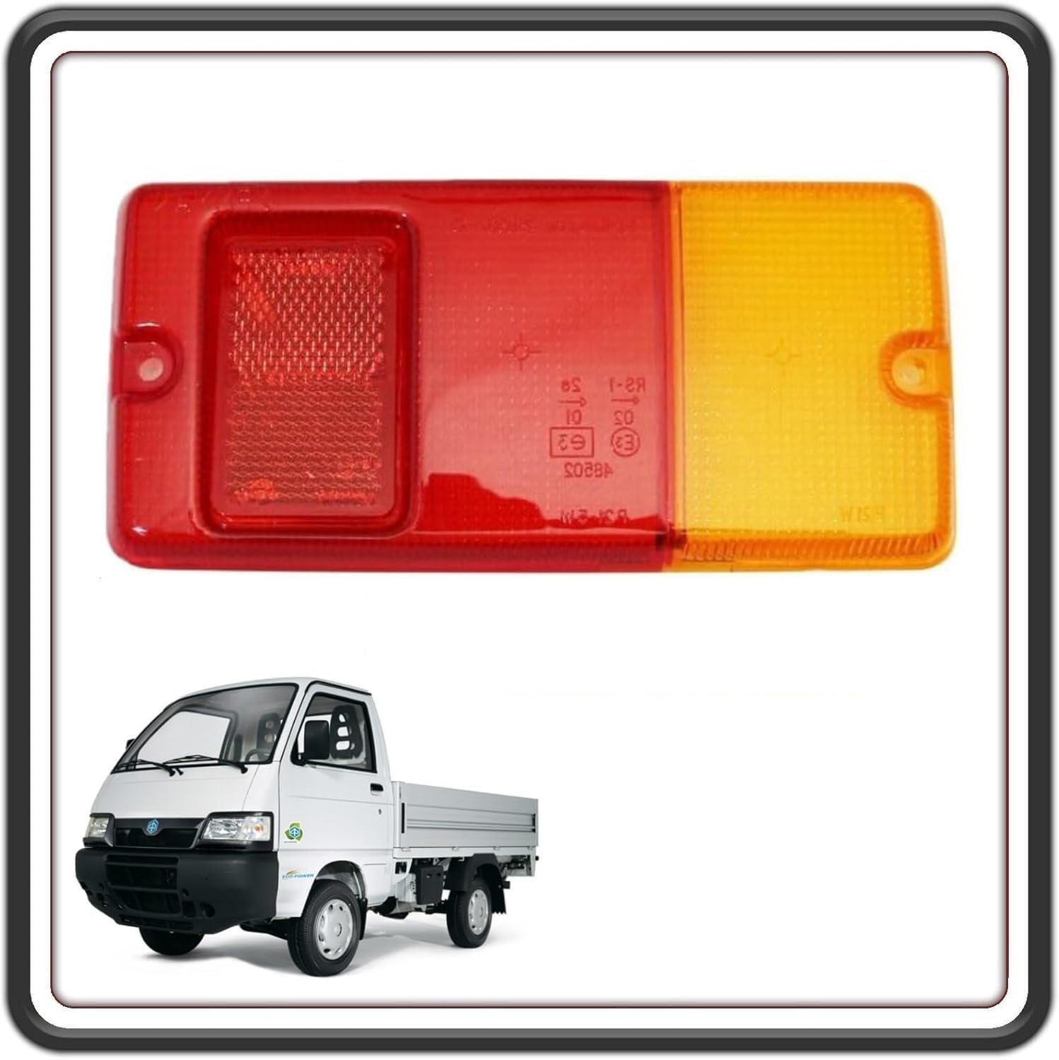 GEMMA PLASTICA VETRINO FRECCIA INDICATORE DI DIREZIONE POSTERIORE LATO DESTRO PORTER 1000 - PORTER 1300 FINO AL 2009 - PORTER 1200 1400 DIESEL ORIGINALE PIAGGIO 8155187Z01000