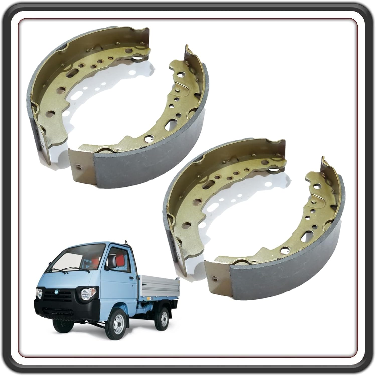 KIT GANASCE FRENO FRENI ANTERIORI COMPATIBILE CON PIAGGIO QUARGO DIESEL TUTTI I MODELLI - PIAGGIO APE POKER BENZINA E DIESEL