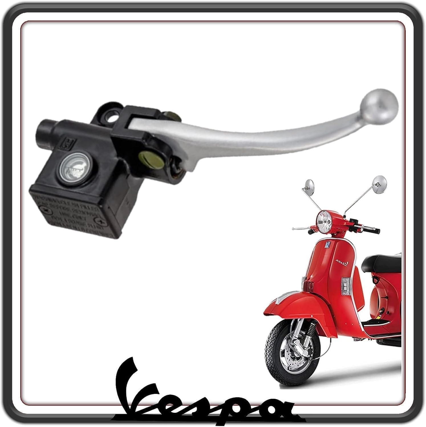 POMPA FRENO POMPA IDRAULICA A DISCO COMANDO DESTRO COMPLETO VESPA PX 125 - PX 150 - PX 200 DAL 1998 IN POI ORIGINALE PIAGGIO 58572R