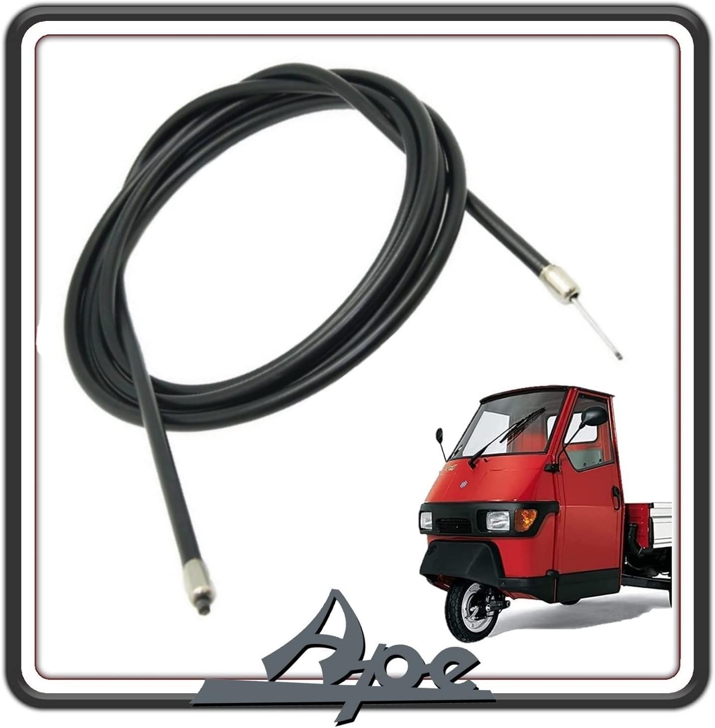 FILO CAVO TRASMISSIONE GAS ACCELLERATORE SOLAMENTE DALLA MANOPOLA ALLO SDOPPIATORE PER PIAGGIO APE 50 ORIGINALE PIAGGIO B007701