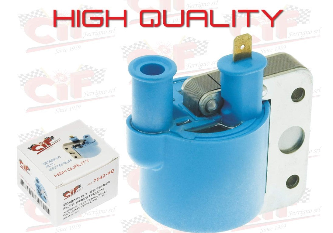 BOBINA ACCENSIONE AT ESTERNA ALTA PRESTAZIONE PER PIAGGIO VESPA TUTTI I MODELLI - PIAGGIO CIAO - PIAGGIO SI