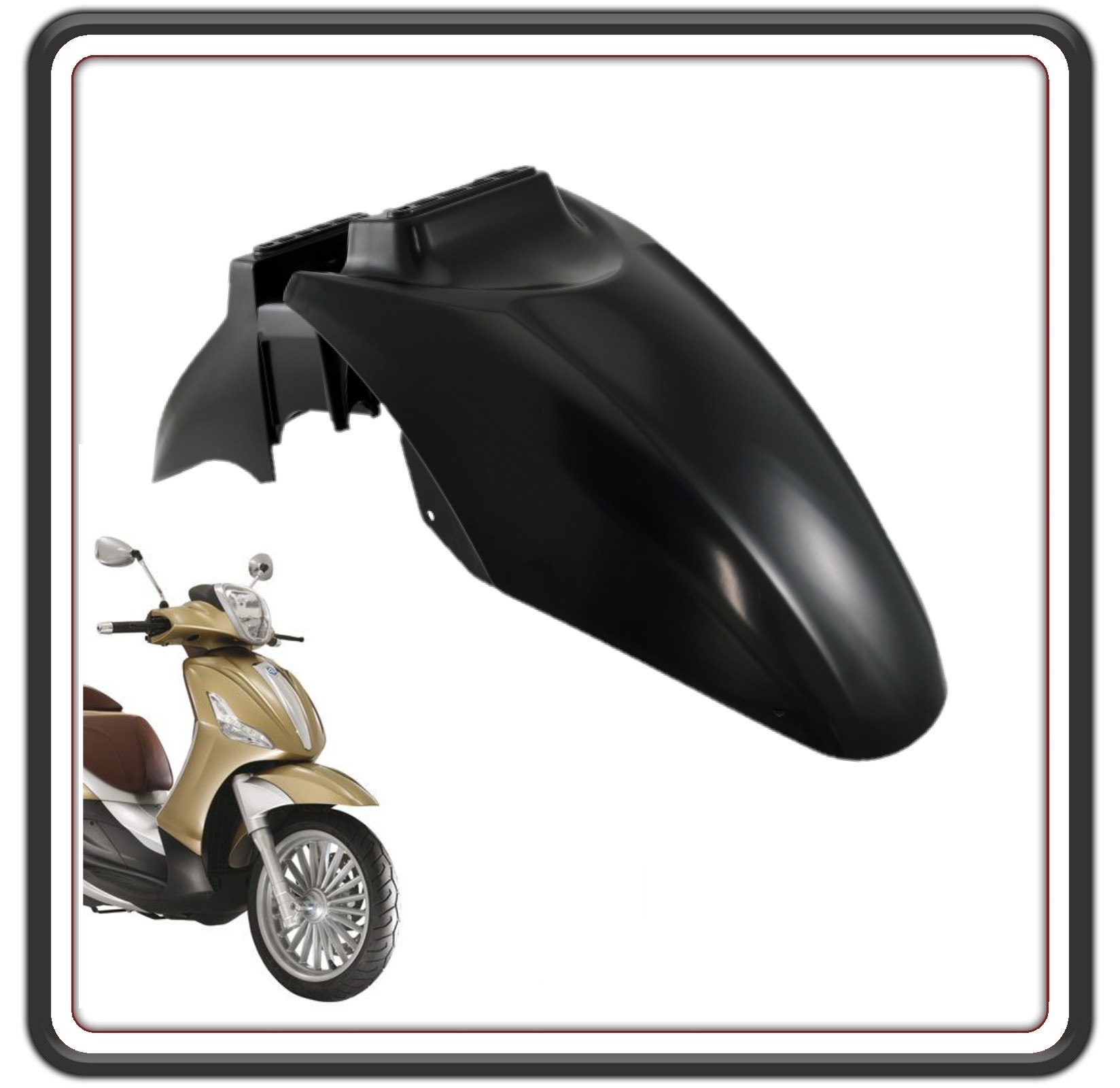 PARAFANGO ANTERIORE GREZZO COMPATIBILE PER PIAGGIO BEVERLY 125-250 - 350