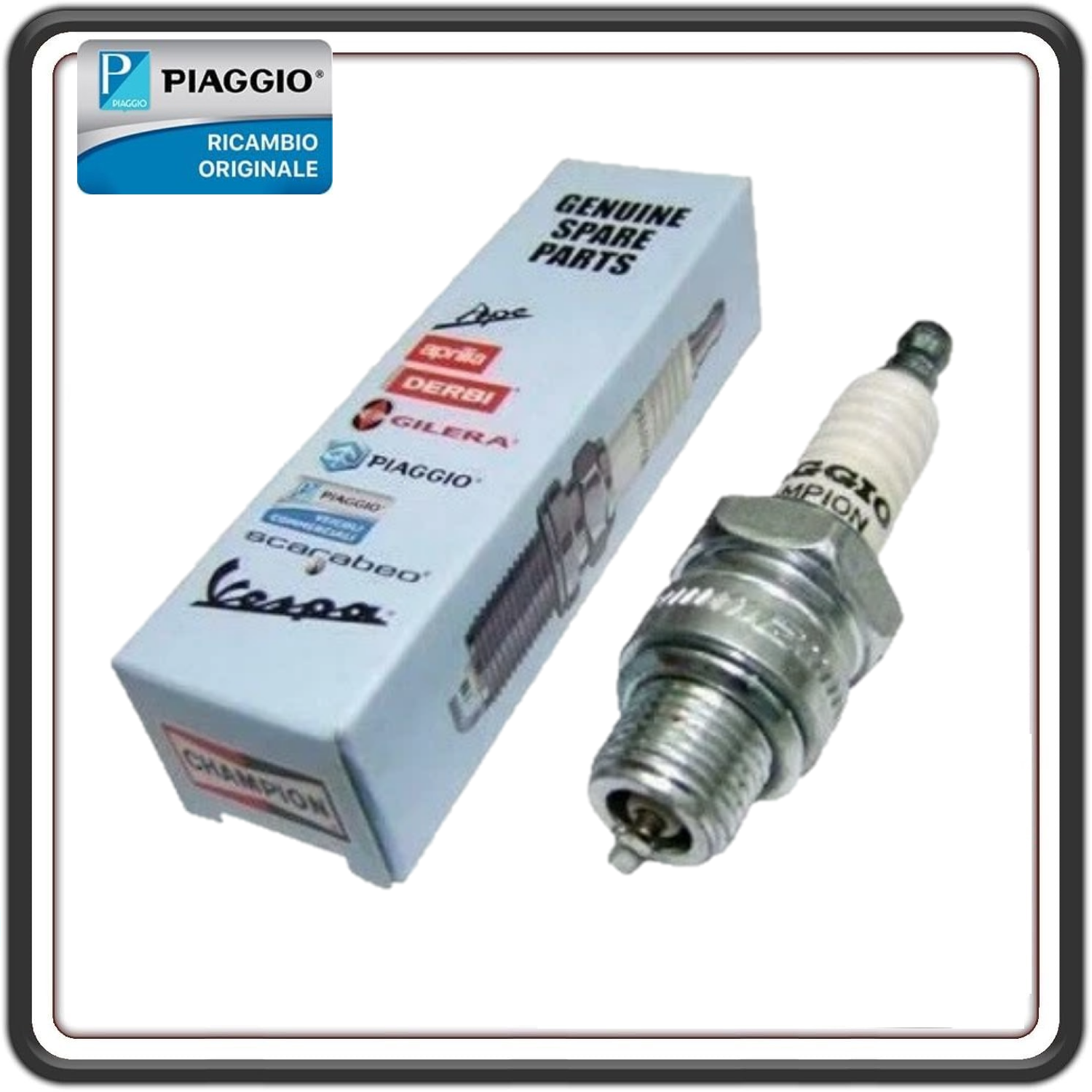 CANDELA ACCENSIONE AVVIAMENTO RL82C PER PIAGGIO APE TM 703 - PIAGGIO VESPA PX 125 - PIAGGIO VESPA PX 150 ORIGINALE PIAGGIO 487042