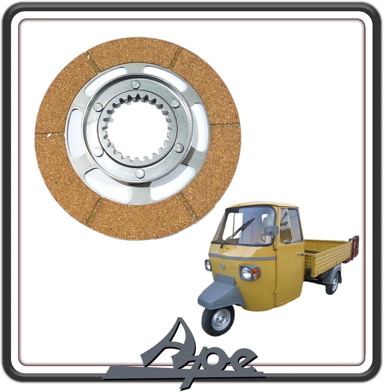 DISCO FRIZIONE PIAGGIO APE 501 - APE 601 ORIGINALE PIAGGIO 1443956