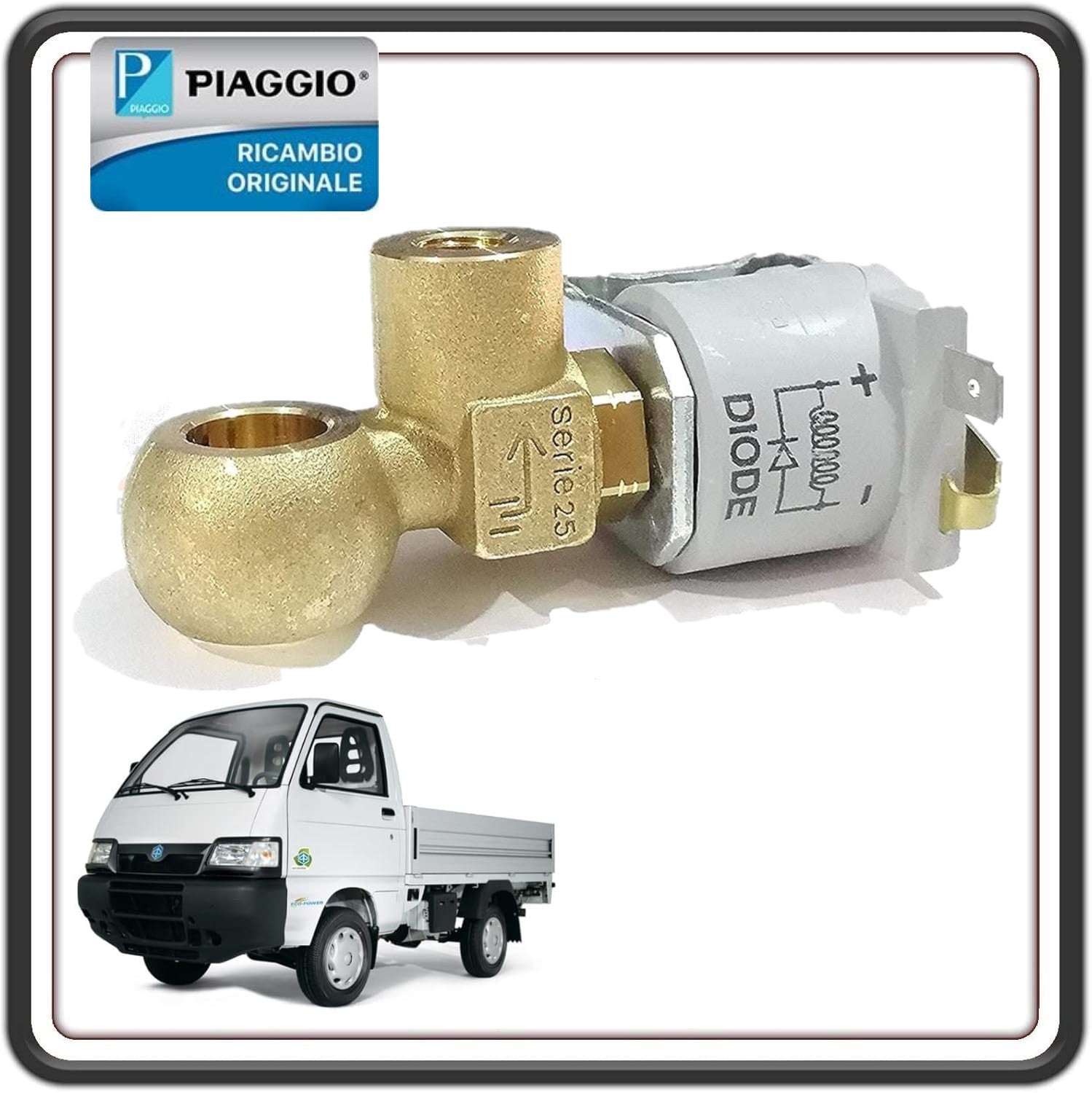 VALVOLA ELETTROVALVOLA TERMO INTERRUTTORE FILTRO NAFTA PORTER 1200 1400 DIESEL QUARGO TUTTI I MODELLI