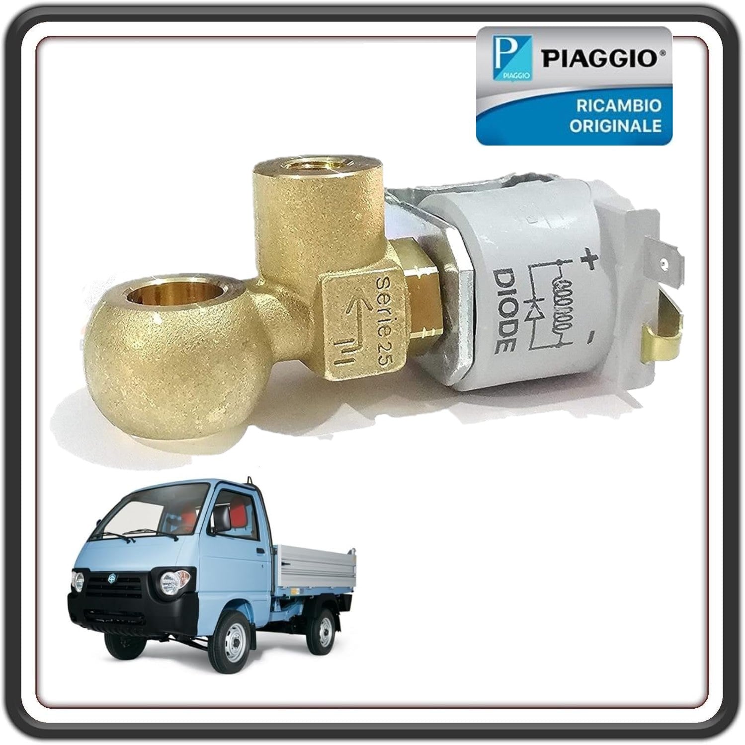 VALVOLA ELETTROVALVOLA TERMO INTERRUTTORE FILTRO NAFTA PORTER 1200 1400 DIESEL QUARGO TUTTI I MODELLI