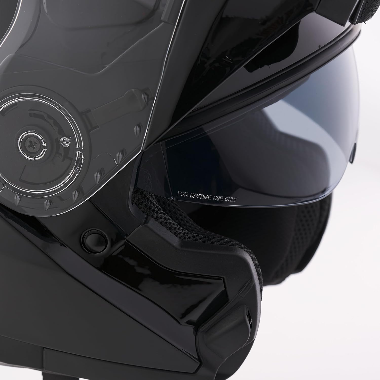BHR - CASCO MODULARE 836 FLIP UP NERO METALLIZZATO