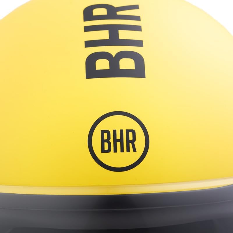 BHR - CASCO DEMI JET 835 SPECIAL GIALLO OPACO
