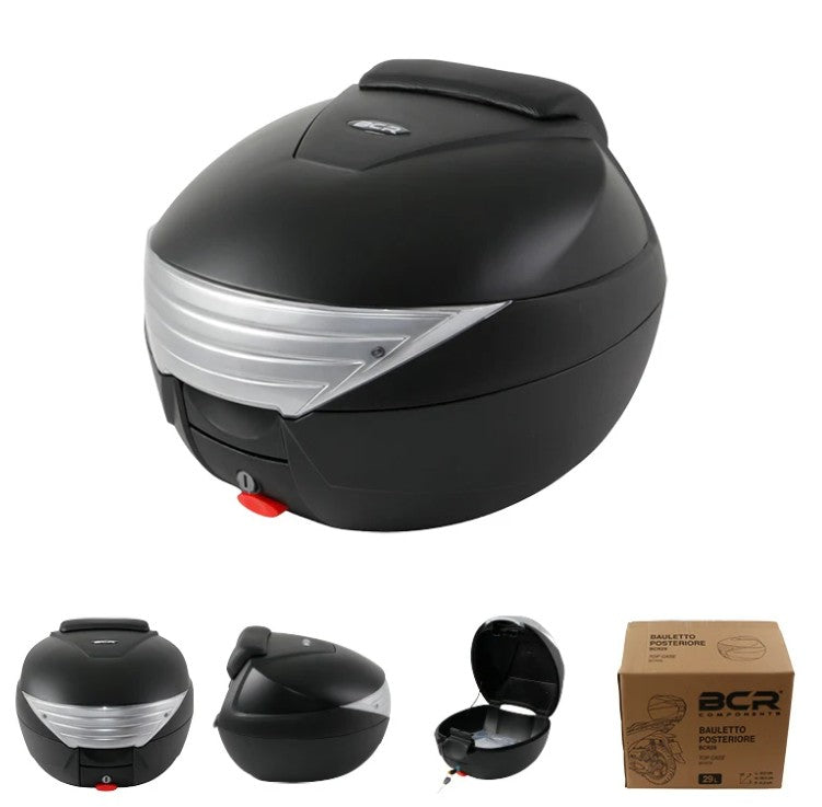 BAULETTO POSTERIORE BCR29 CON PIASTRA DI FISSAGGIO E SCHIENALE (29LT)