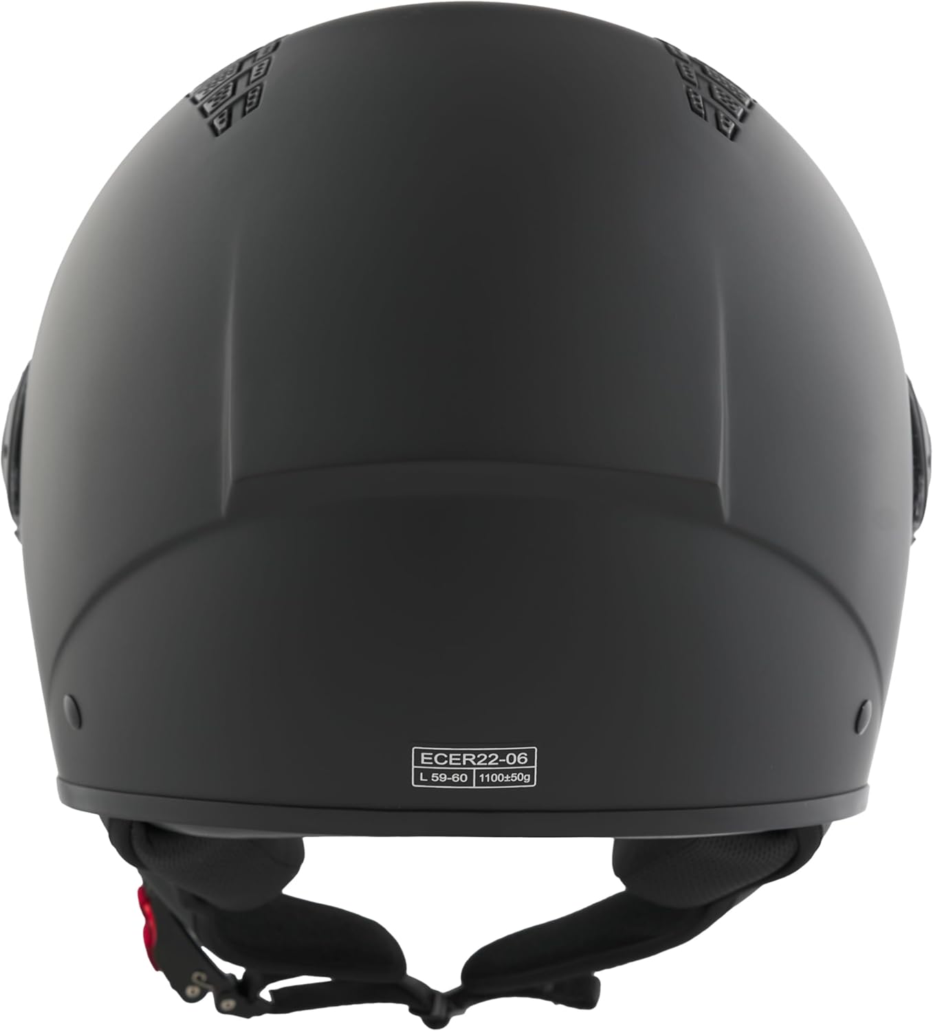 BHR - CASCO DEMI JET 834 FLOW NERO OPACO