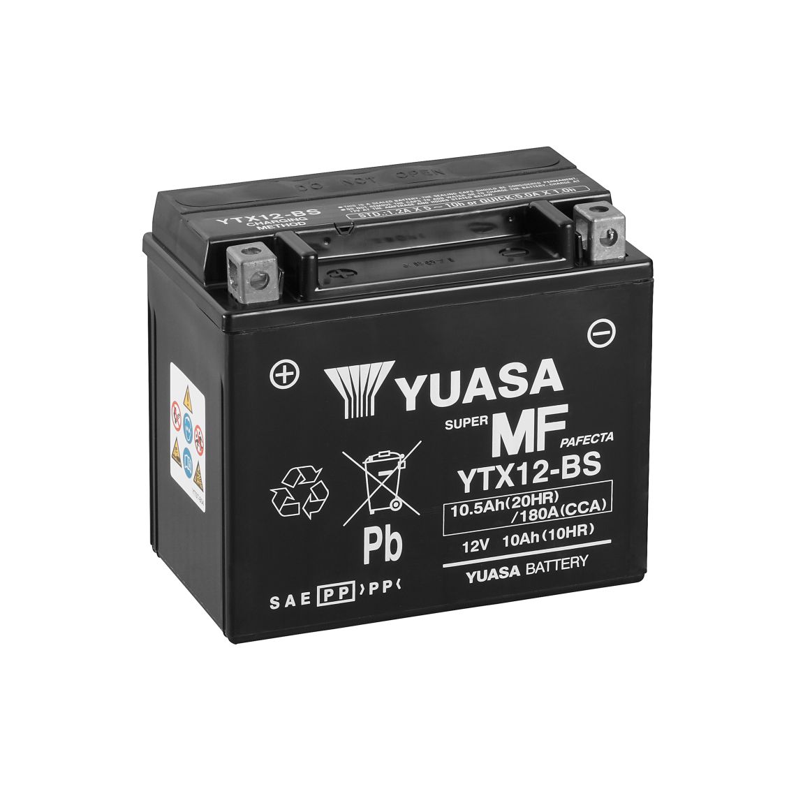 Batteria Yuasa YTX12-BS 12V 10.5Ah 180A AGM Senza Manutenzione