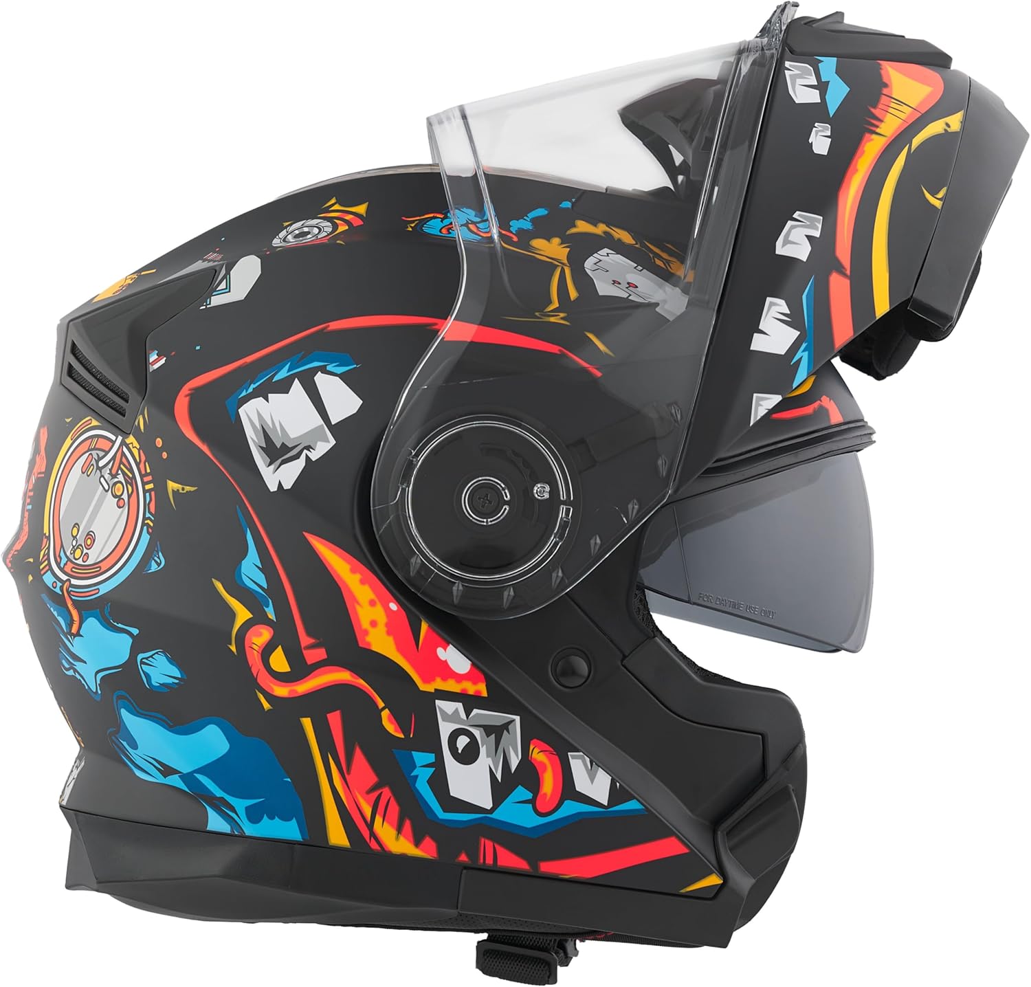 BHR - CASCO MODULARE 836 FLIP UP ZOMBIE BLACK